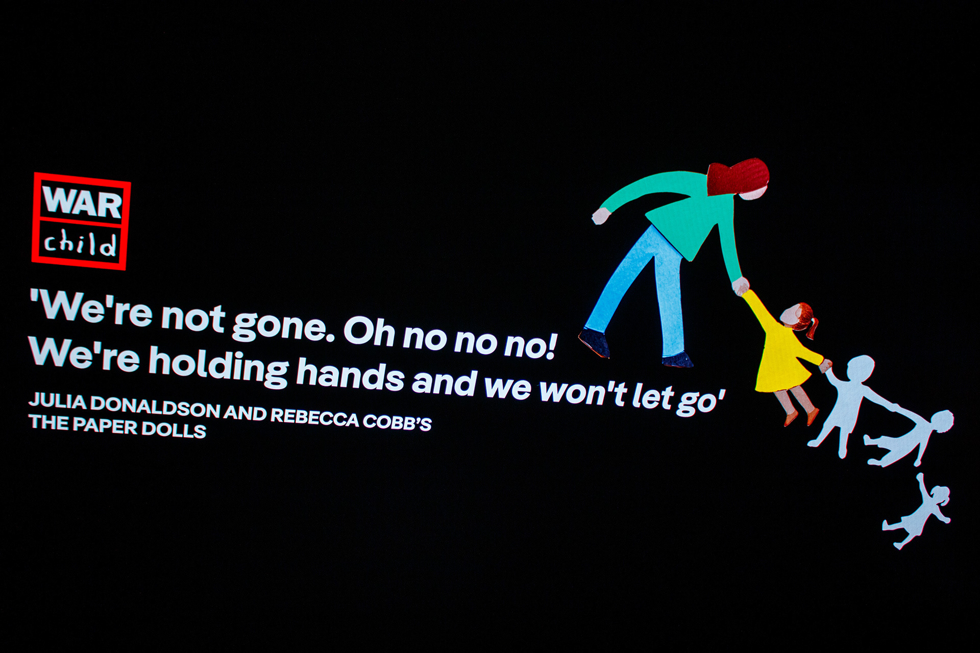 September 7th, 2025 - War Child Ukraine war art installation