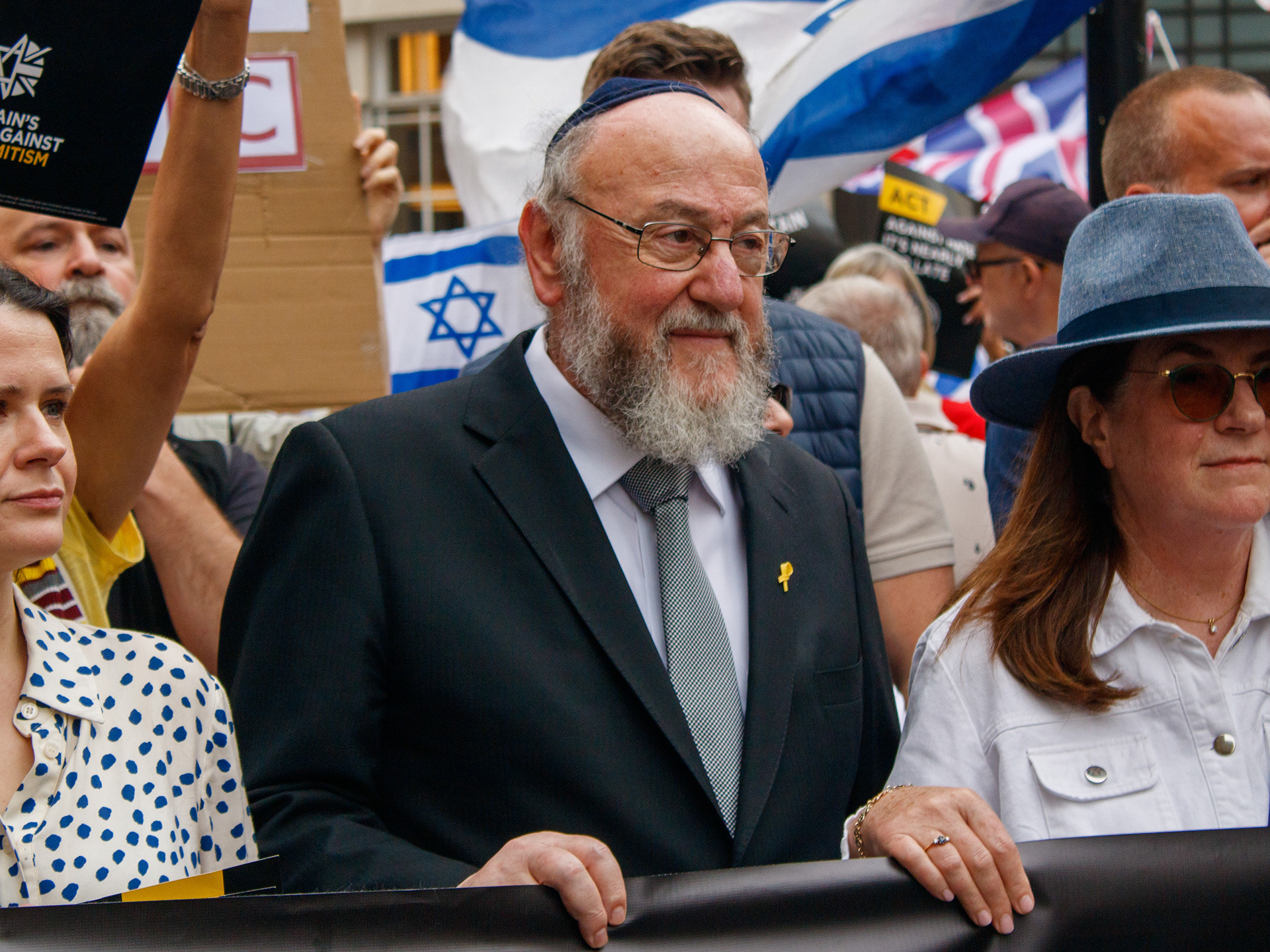 September 7th, 2025 -  Sir Ephraim Mirvis at the National March Against Anti Semitism