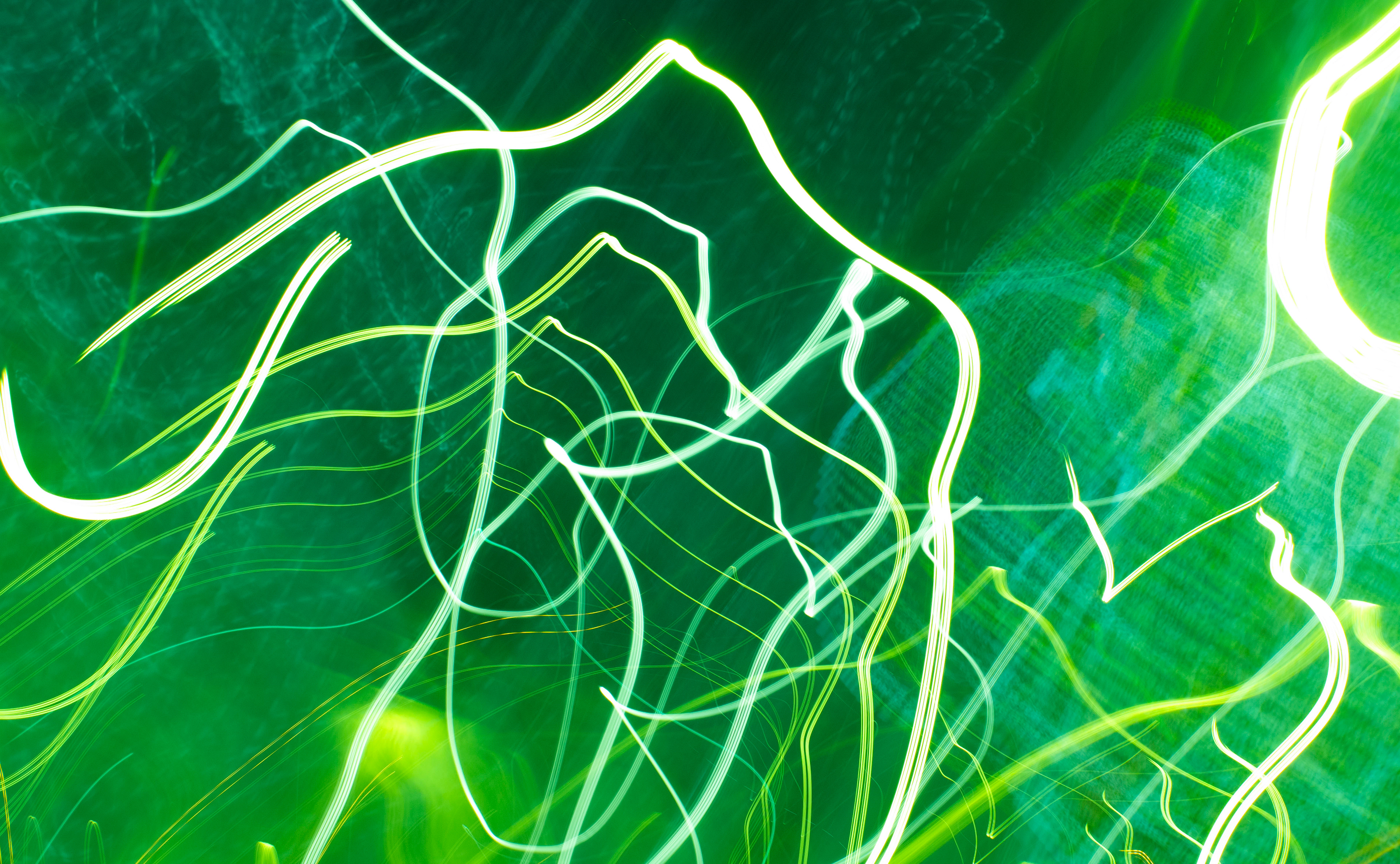 October 19th, 2025 - A long exposure edited green