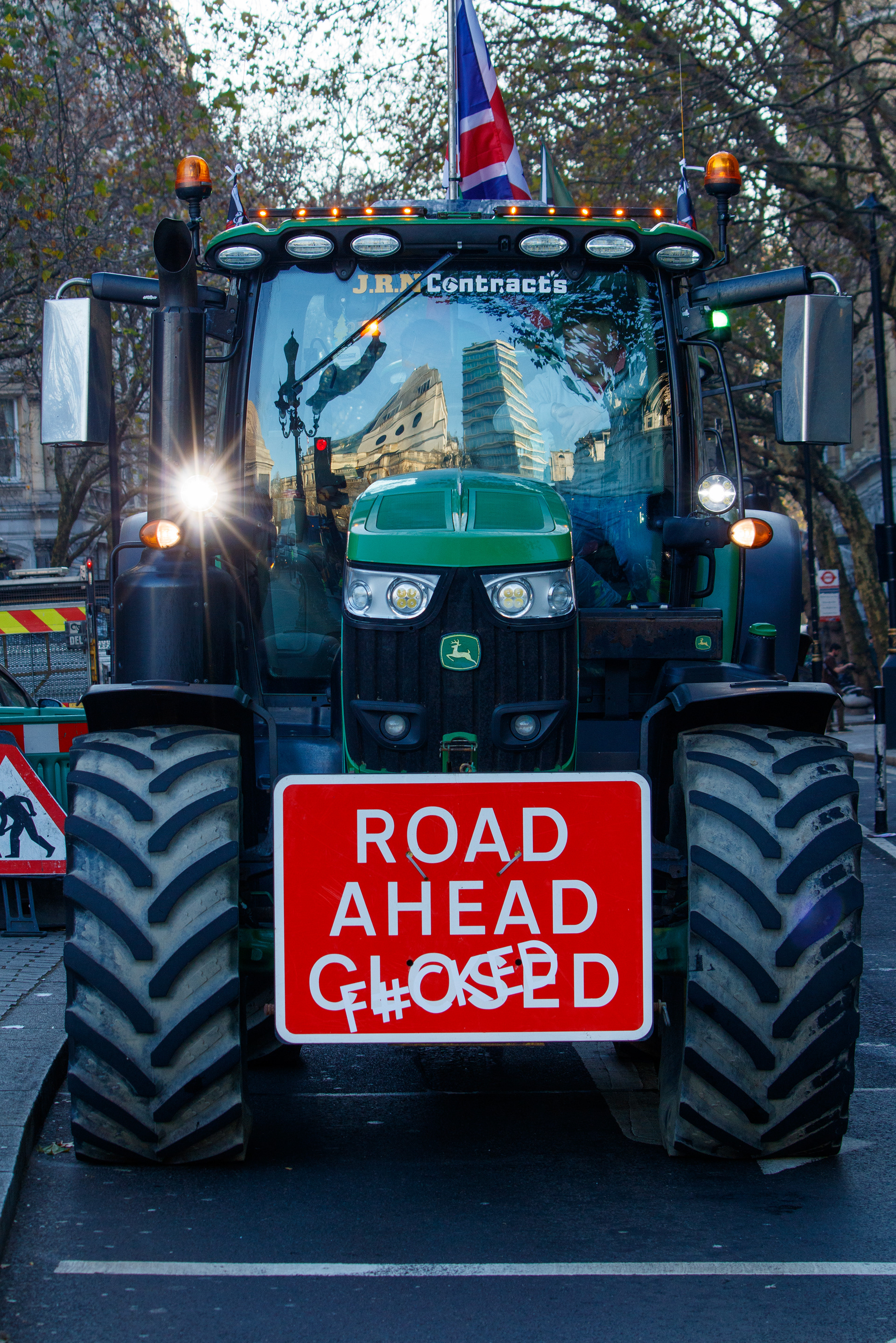 November 26th, 2025 - Farmers gather in London for a budget day protest