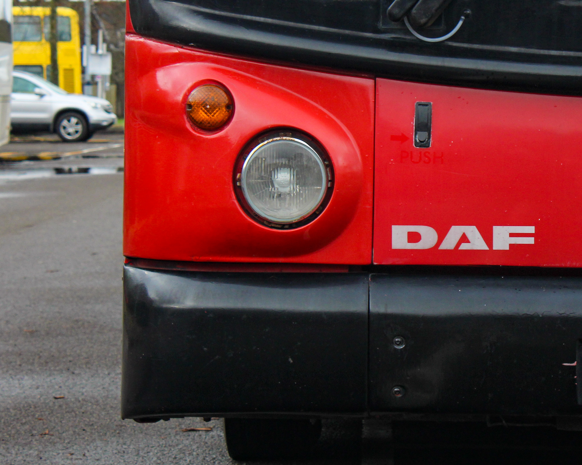 February 18th, 2024 - Bus headlight on an ex London bus