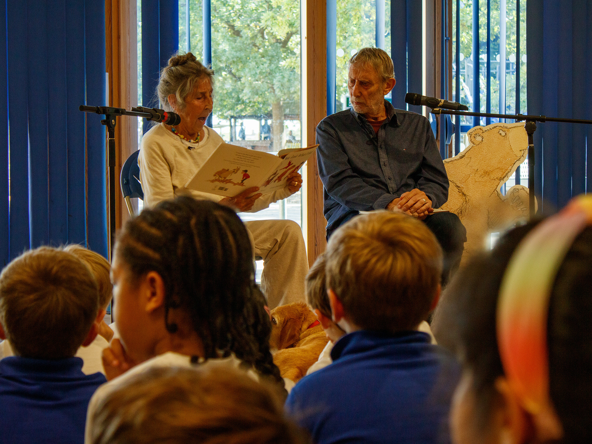 September 8th, 2025 - Michael Rosen and Helen Oxenbury Press Shoot