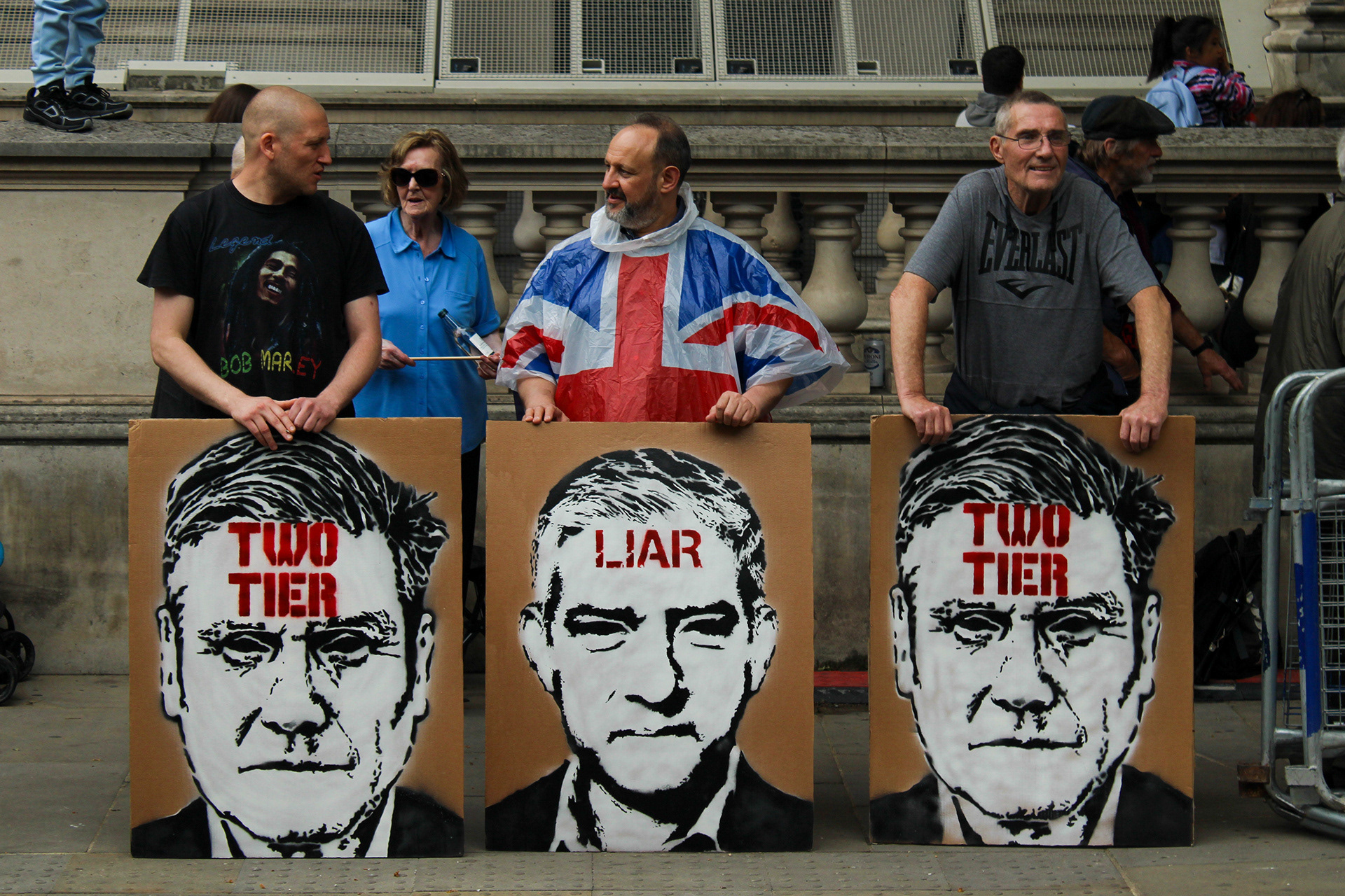 May 24th, 2025 - Great British National Strike protesters on Whitehall