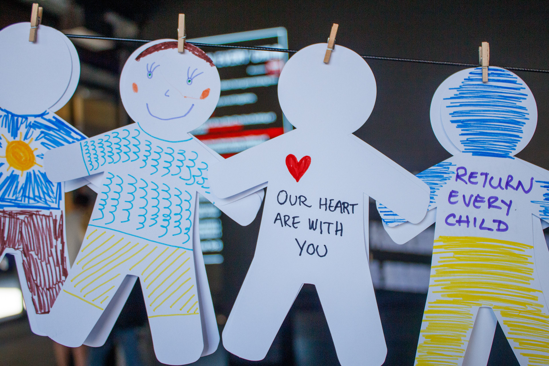 September 7th, 2025 - War Child Ukraine war art installation