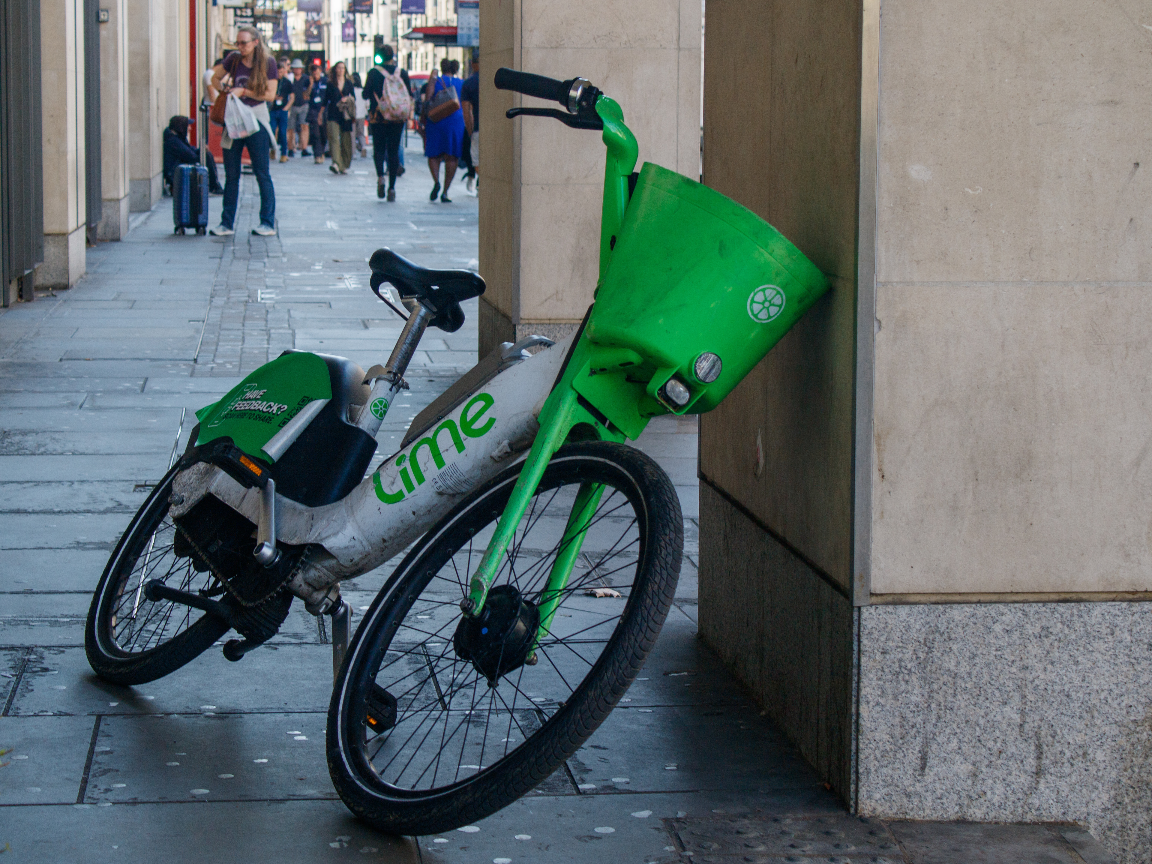 September 19th, 2025 - Lime Bike stock image