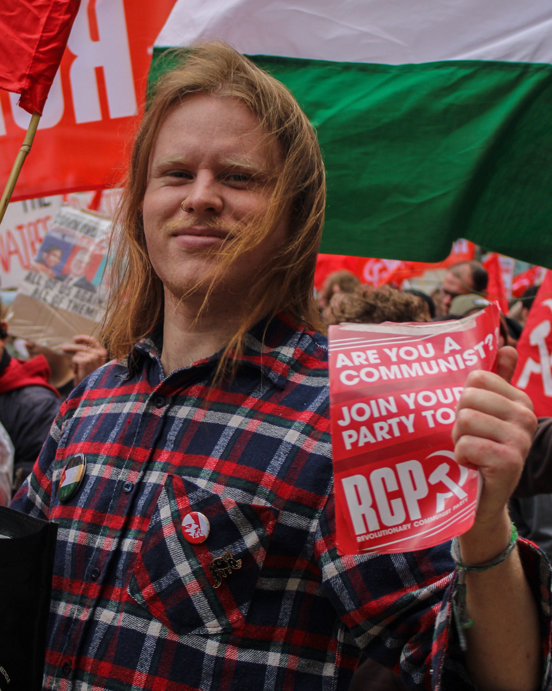 June 7th, 2025 - A protester a demo against austerity