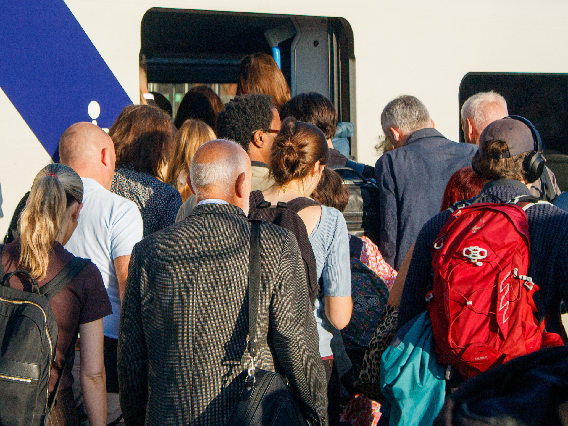 September 8th, 2025 - London Underground passengers use alternative transport during strike action