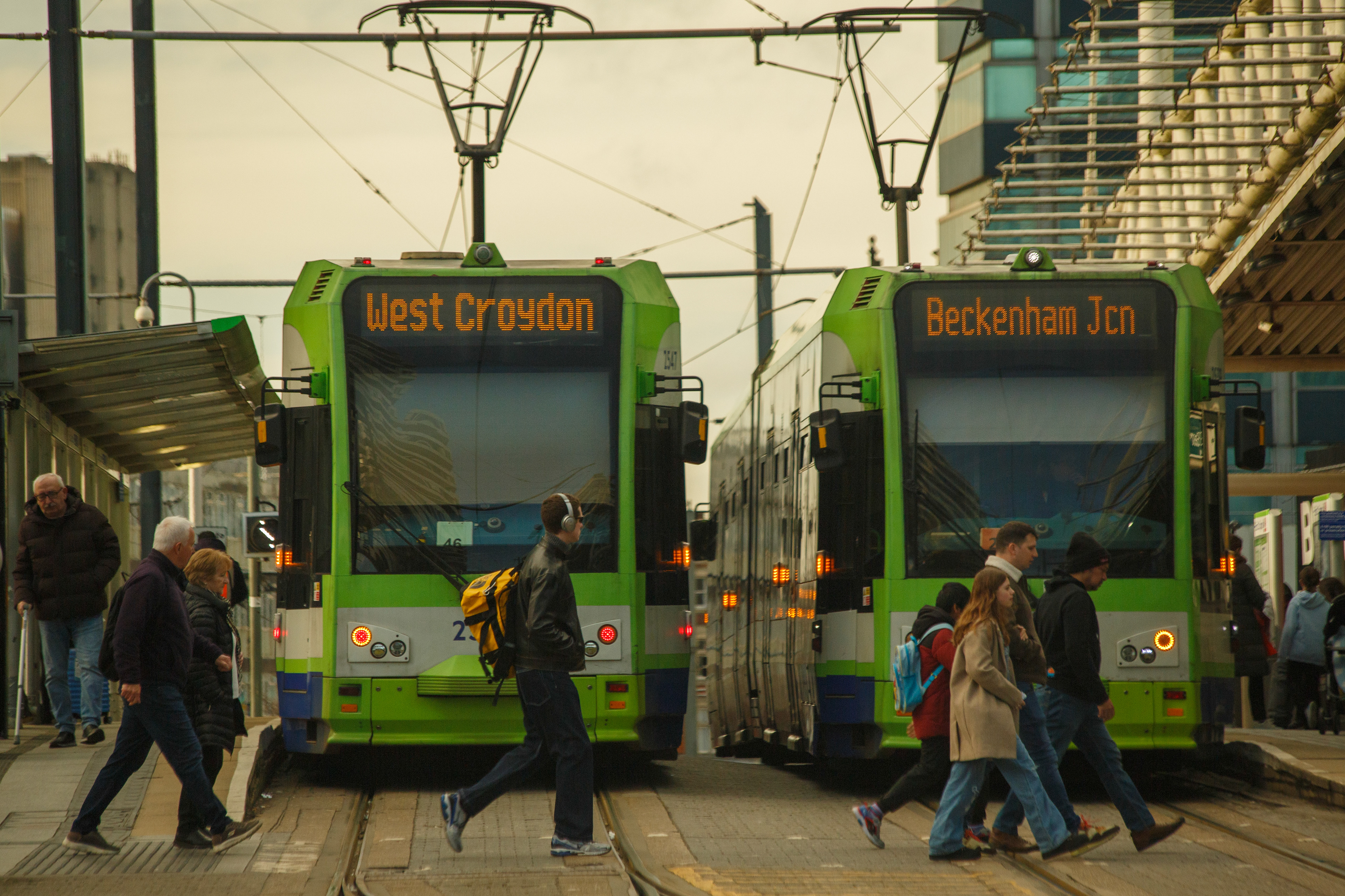 January 24th, 2026 - Croydon Tramlink stock image