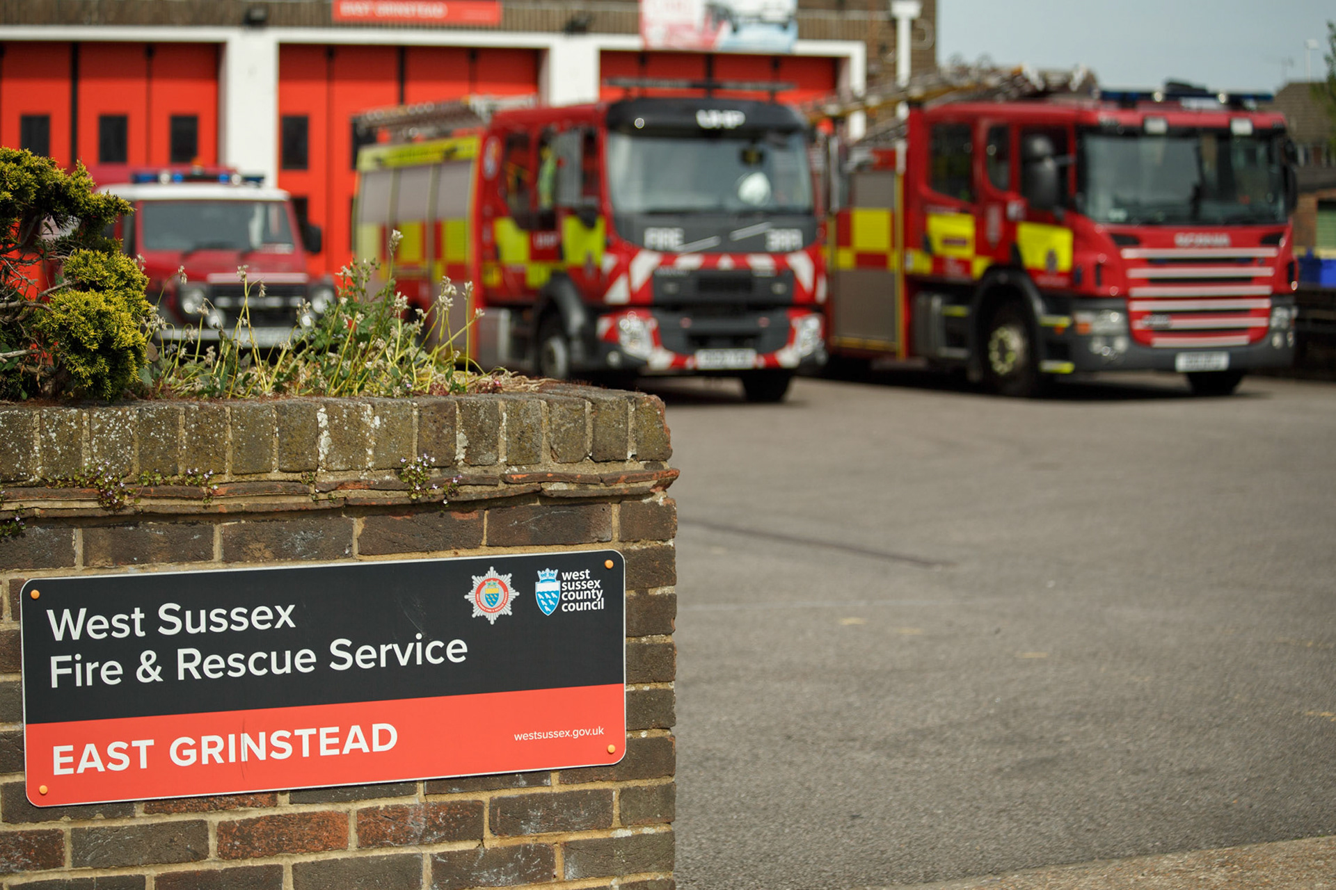 April 26th, 2026 - West Sussex Fire & Rescue Service stock image