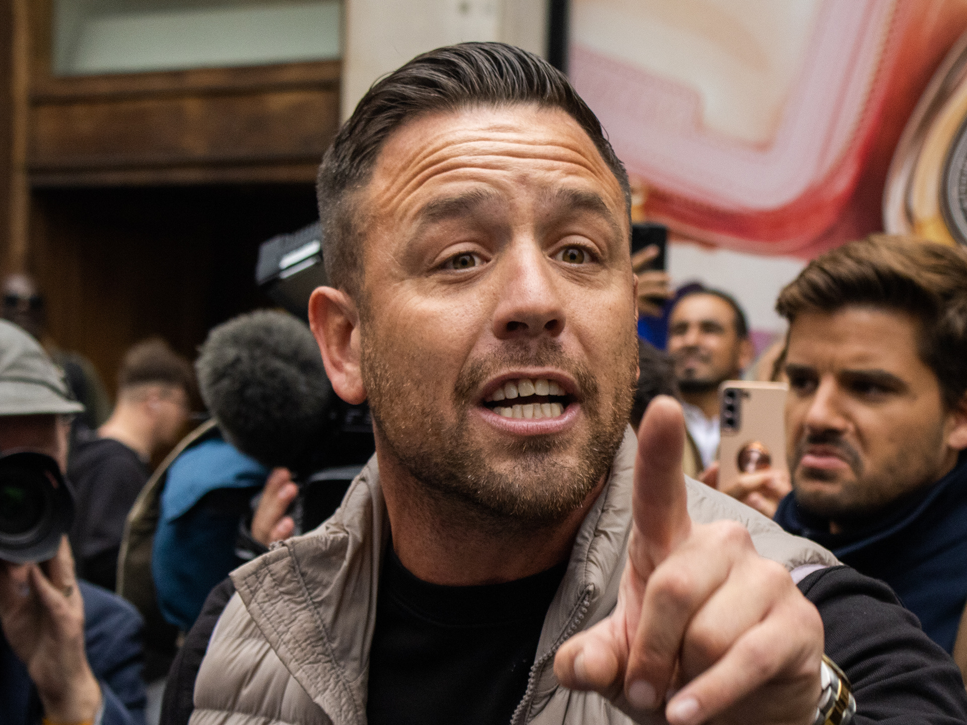 September 17th, 2025 - Danny Tommo at a protest in London