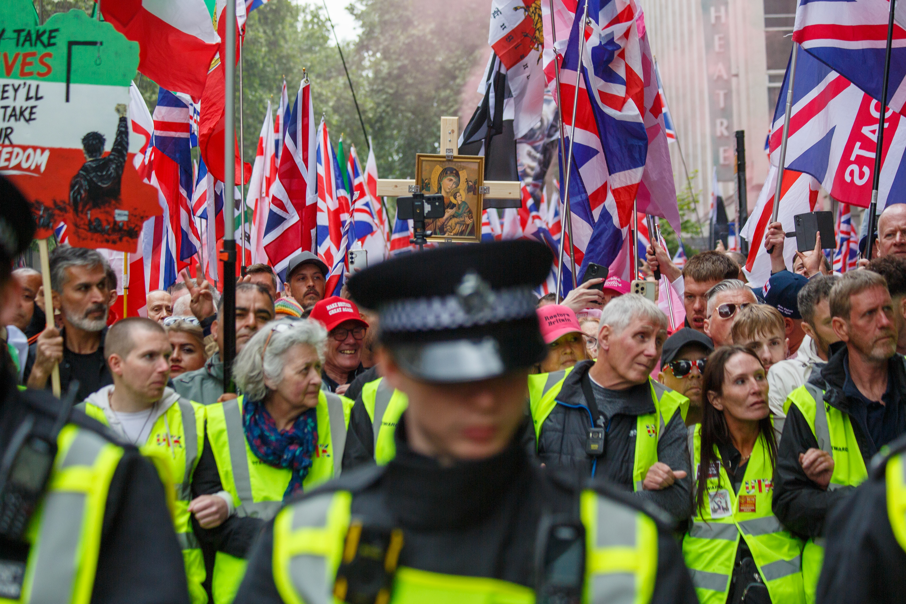 May 16th, 2026 - Unite the Kingdom protesters gather in London