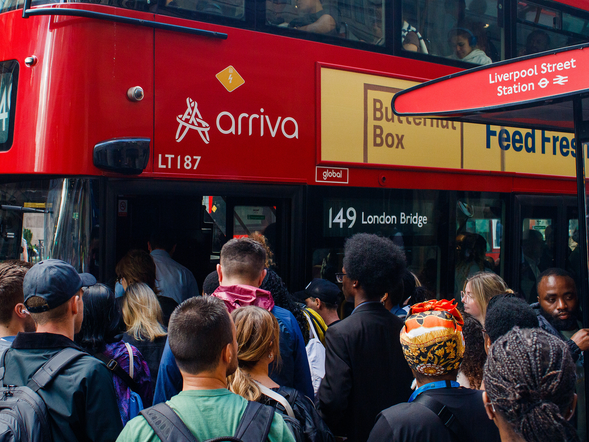 September 8th, 2025 - London Underground passengers use alternative transport during strike action