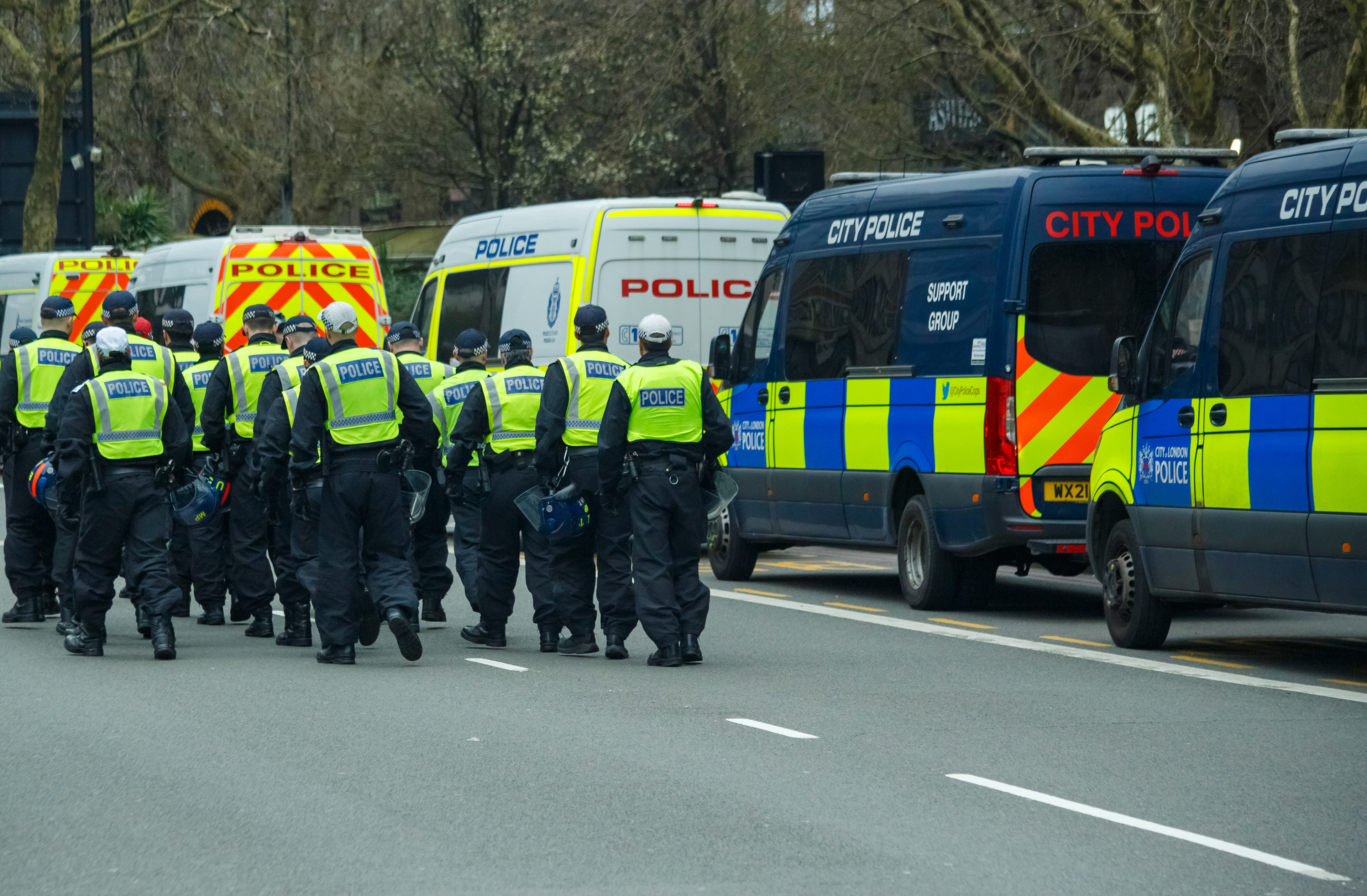 March 15th, 2026 - Police from across the country at the Al Quds Day 2026 protest