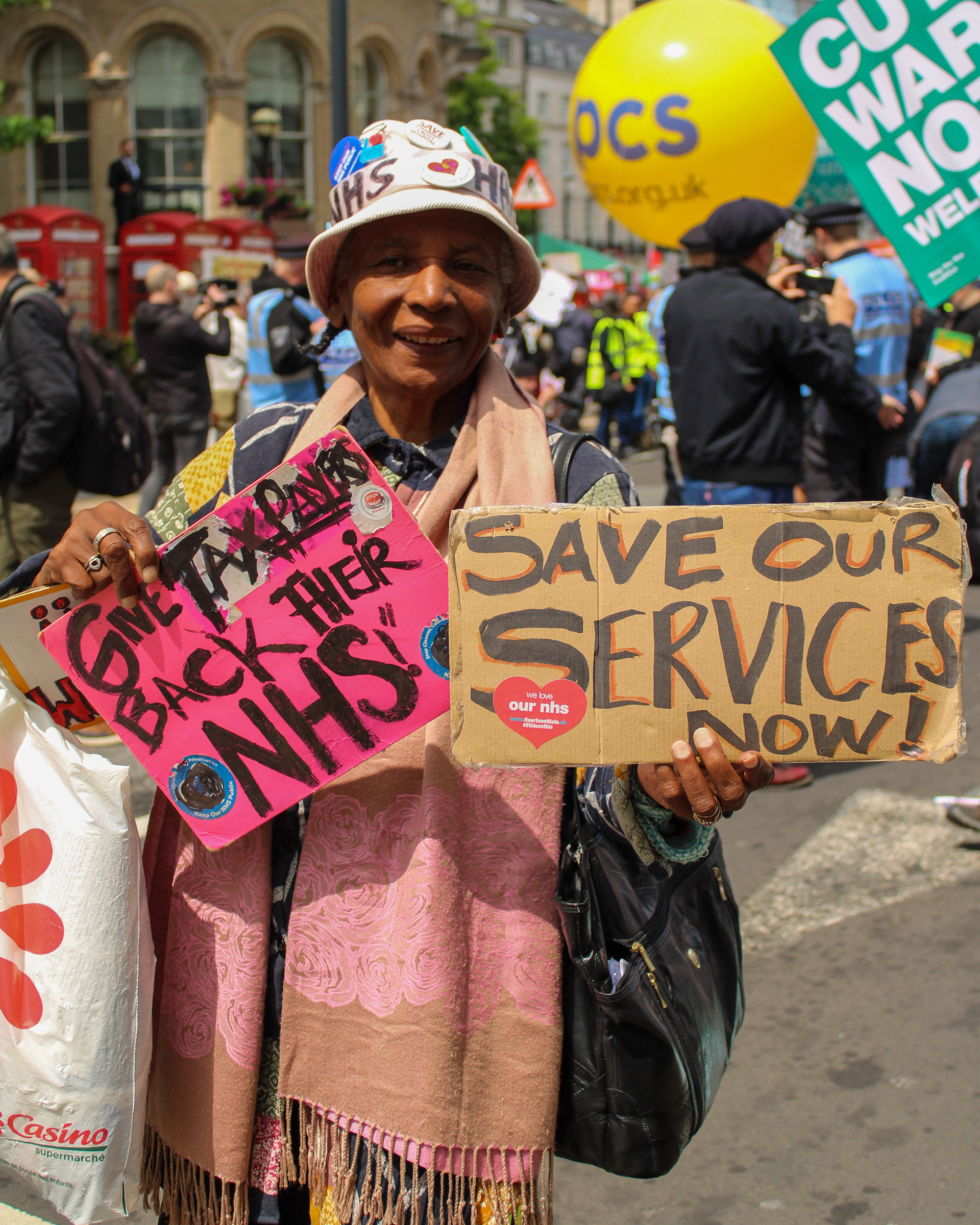 June 7th, 2025 - A protester a demo against austerity