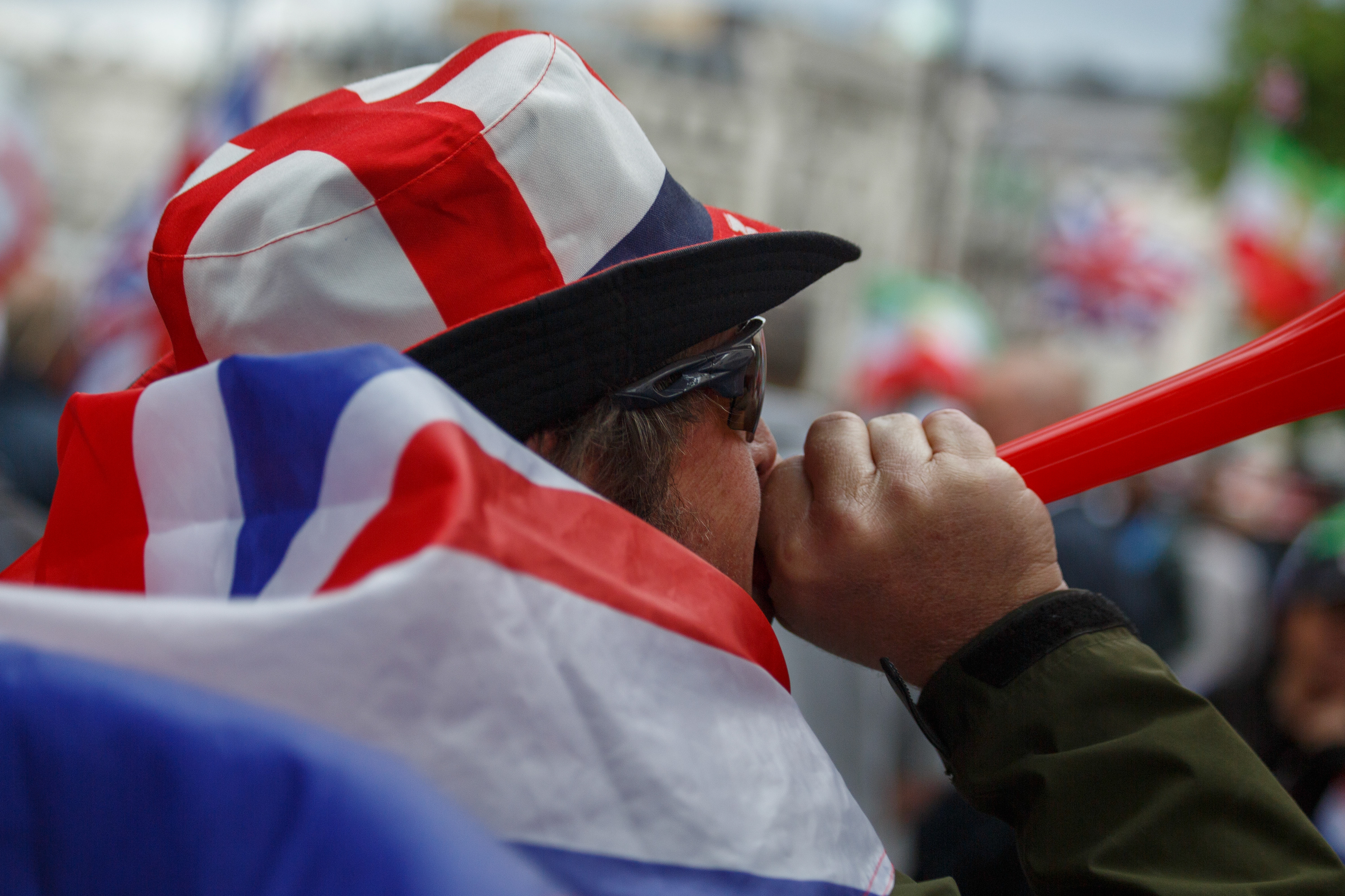 May 16th, 2026 - Unite the Kingdom protester in London
