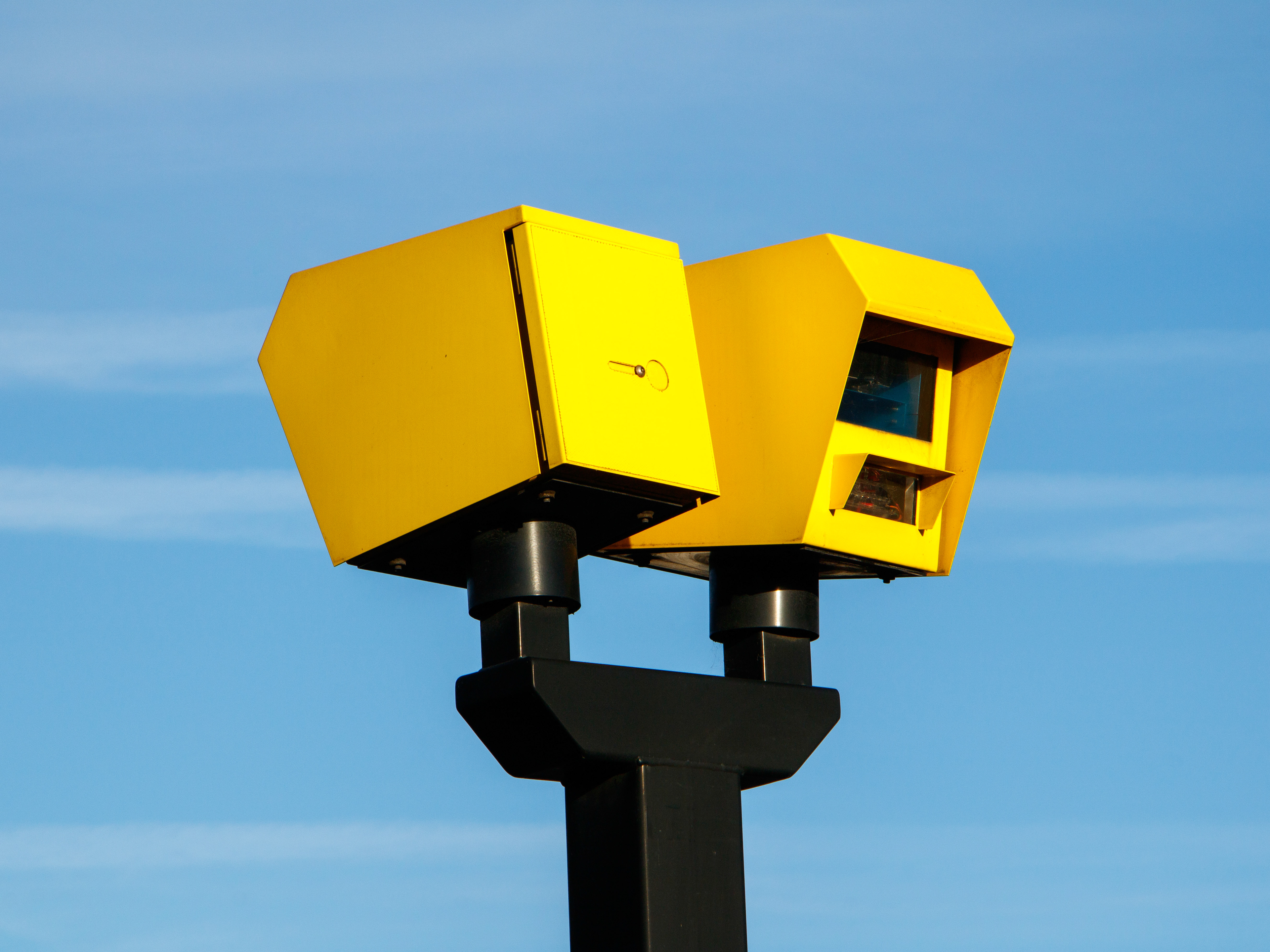 December 14th, 2025 - Speed camera stock image