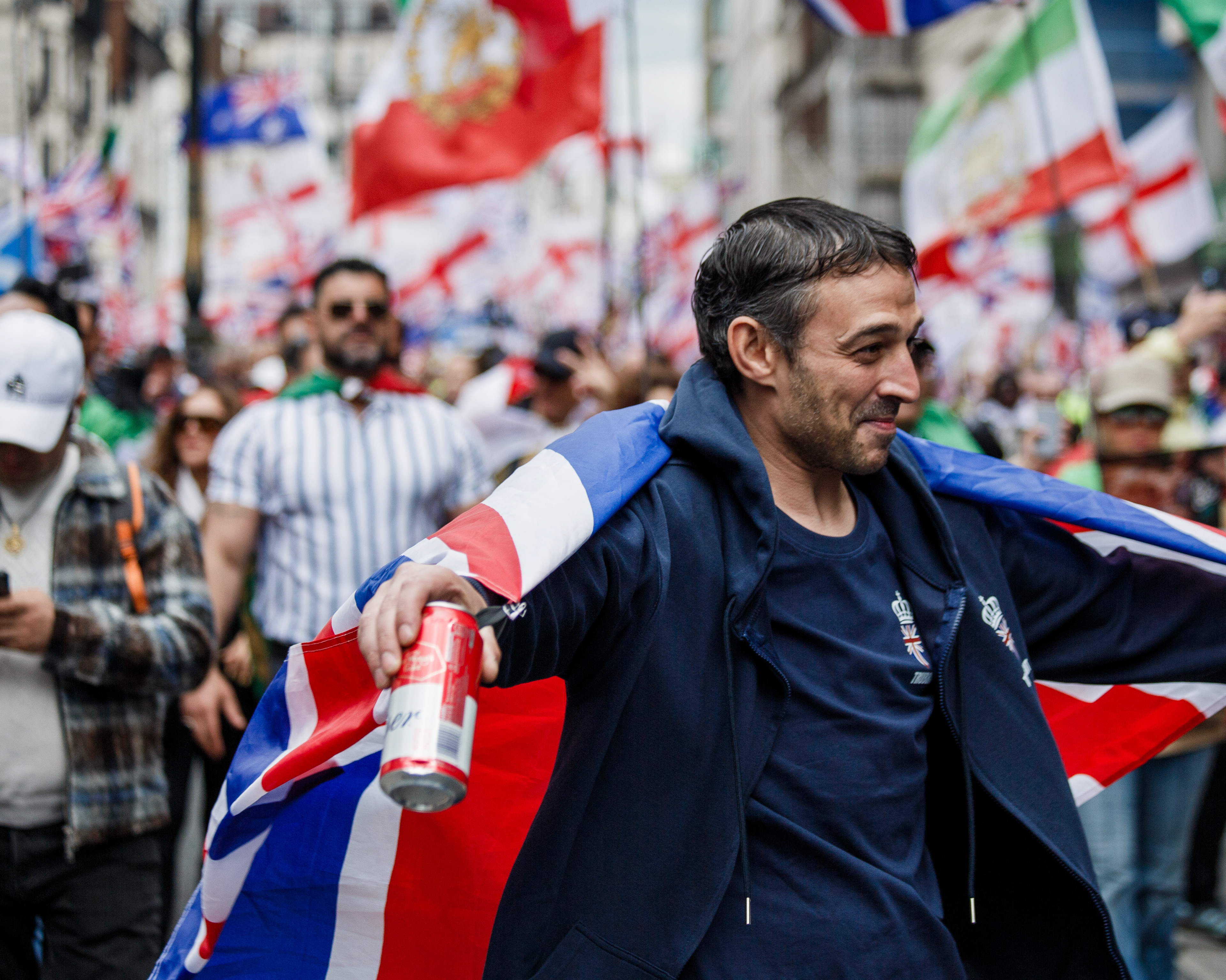 May 16th, 2026 - Unite the Kingdom protester in London