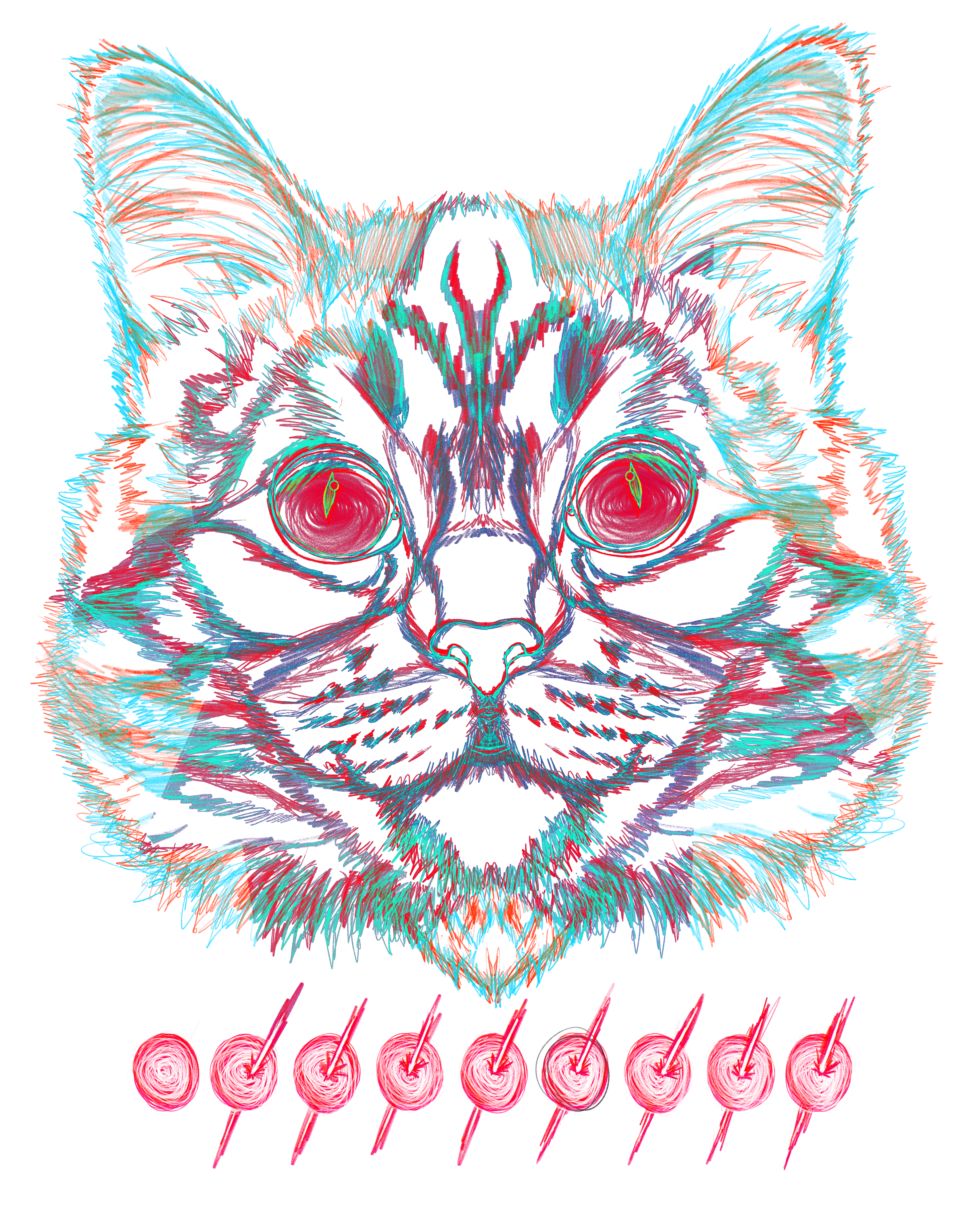 1/9 Lives Remaining, a Halloween Design