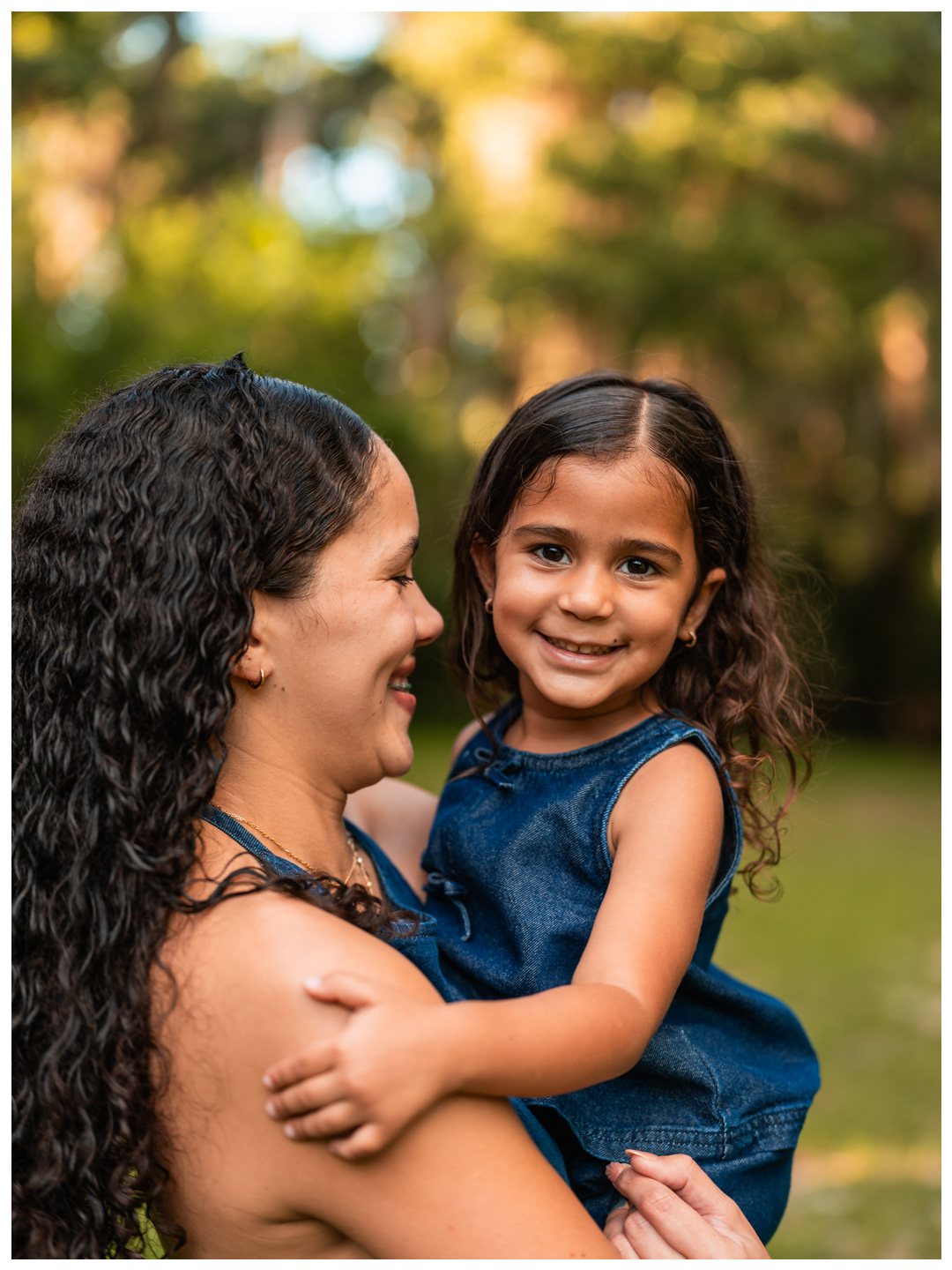 Mother and daughter portrait at Buschman Park in Port Orange Florida