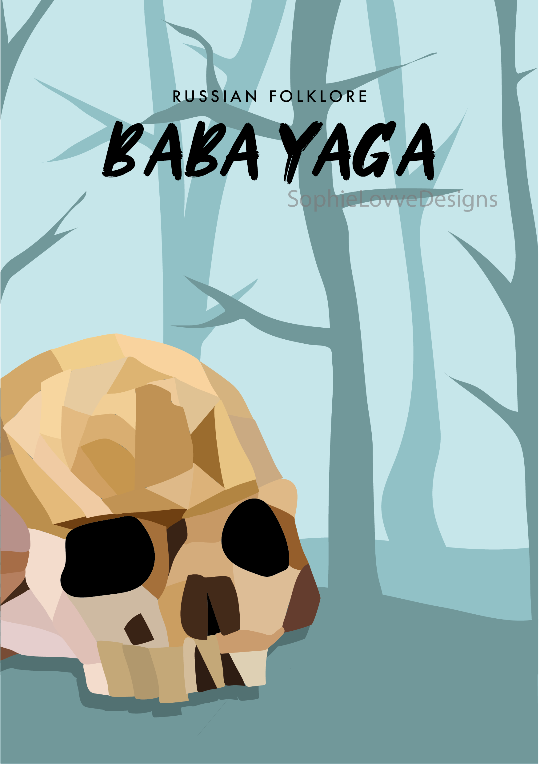 Zine based upon Russian Folklore Baba Yaga - 'Global Stories' [2019]