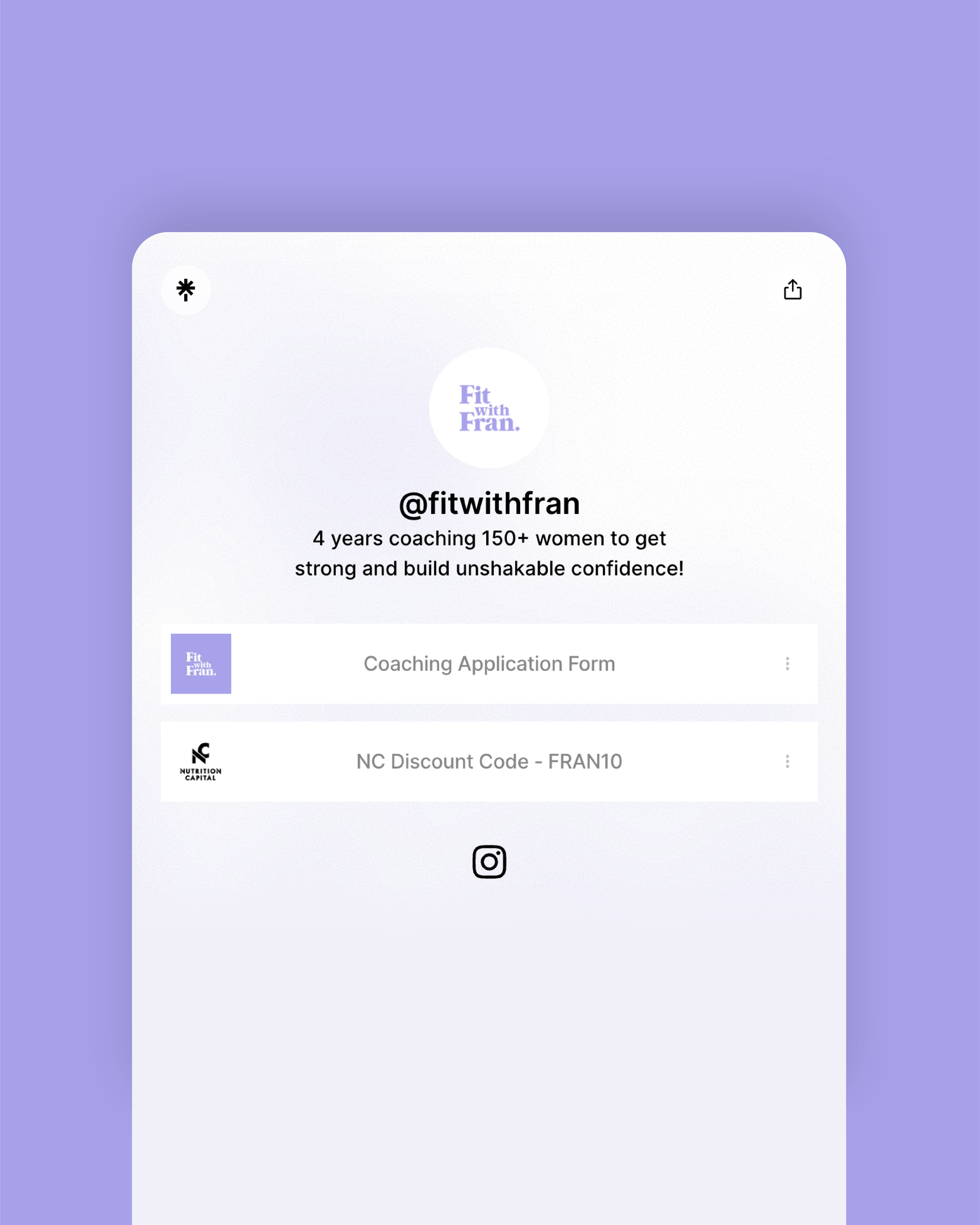 Linktree Interface