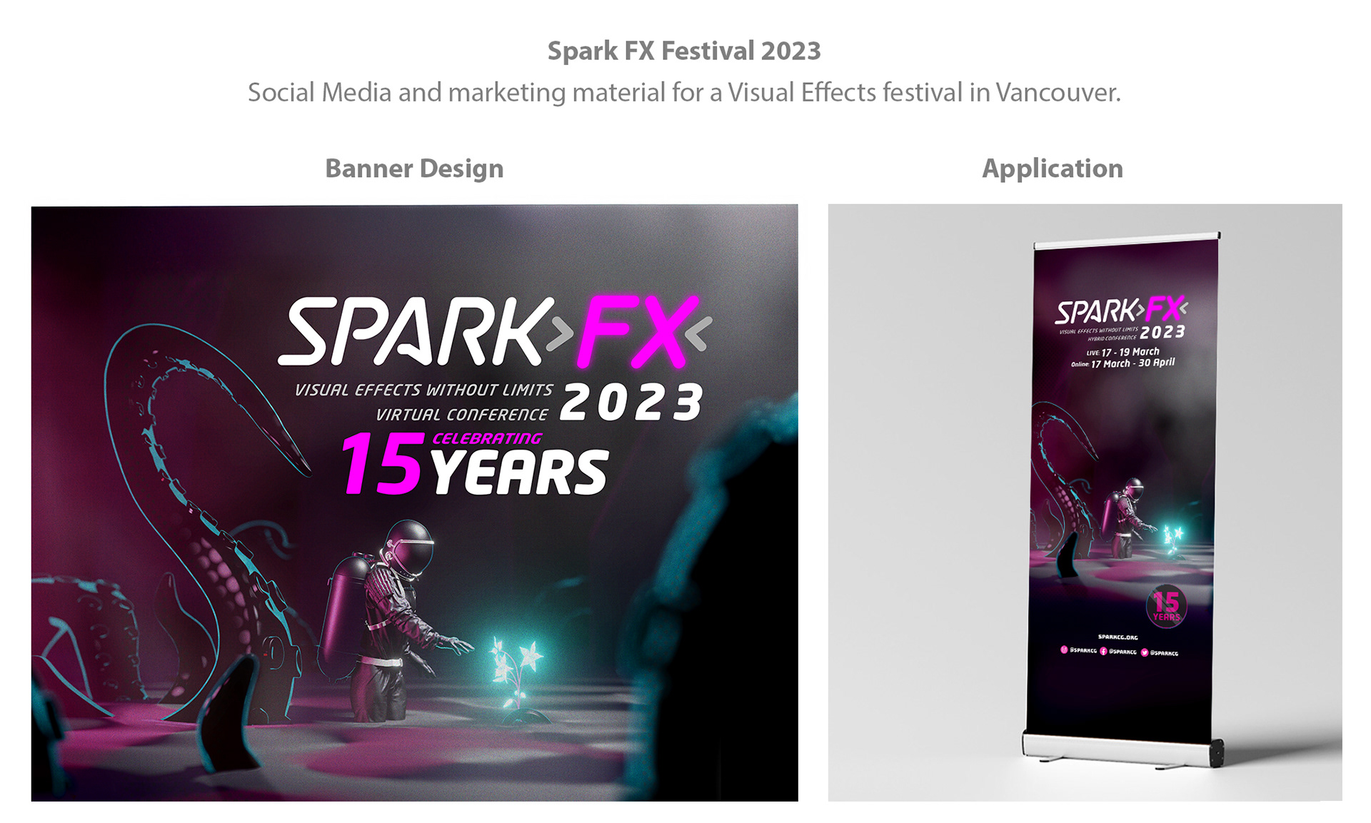 Spark FX Festival 2023 - Poster and Banner Design