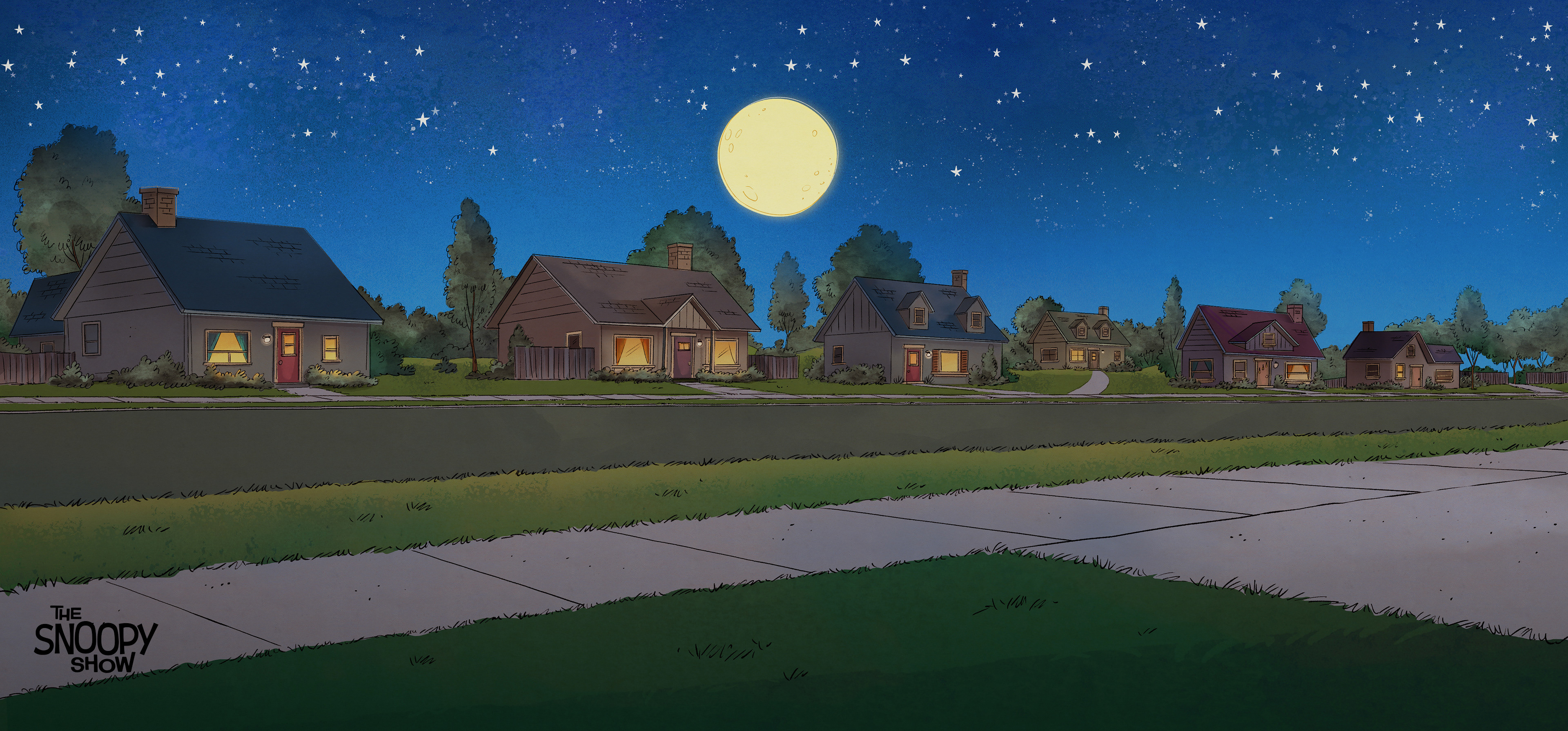 The Snoopy Show - Background Paint