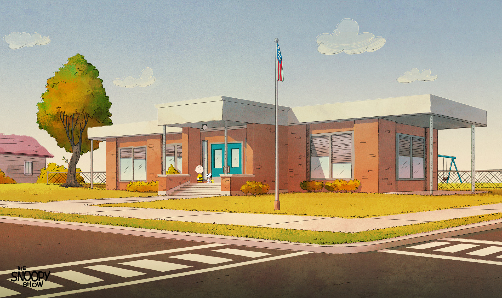 The Snoopy Show - Background Paint