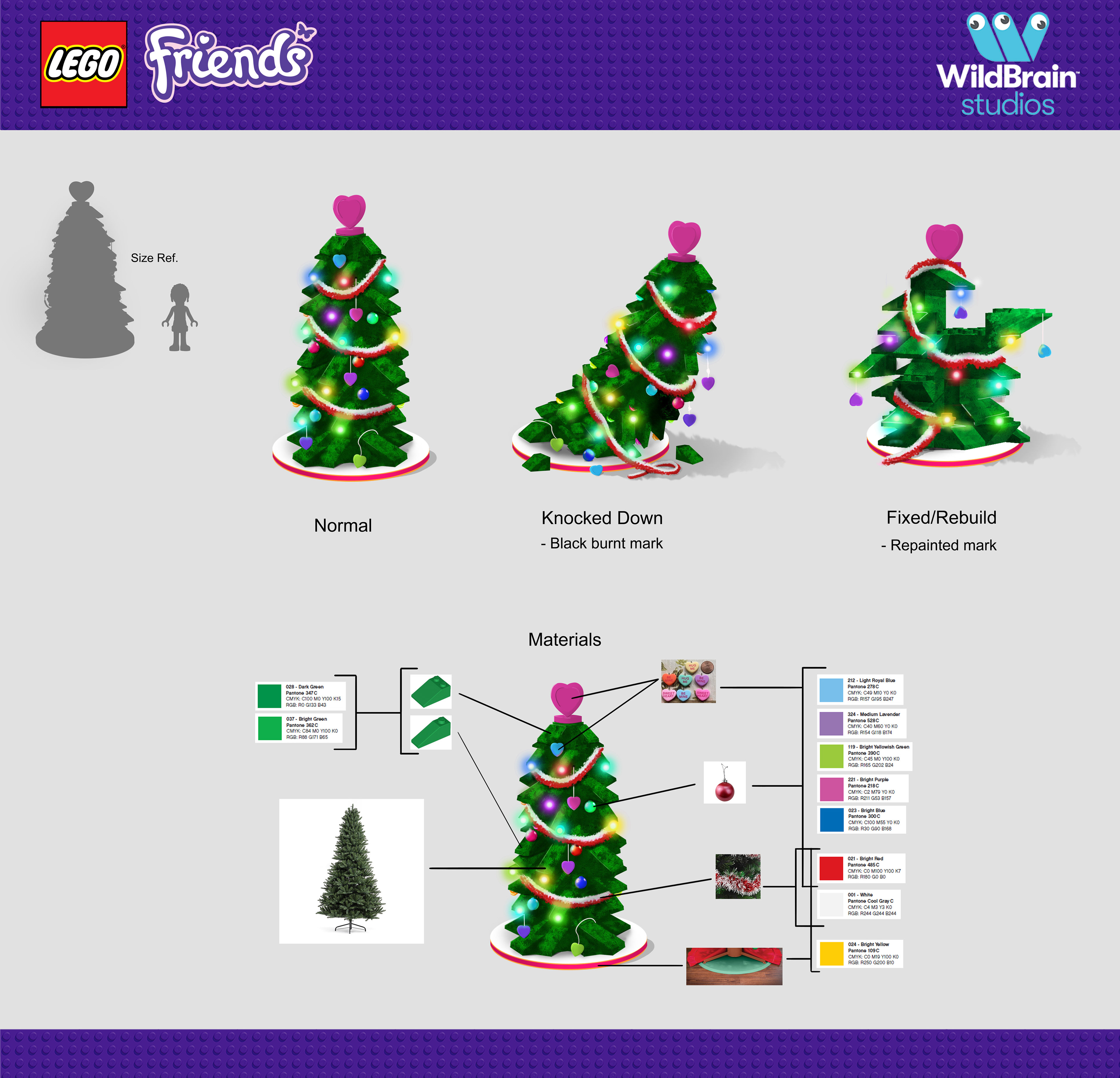 Christmas Tree Design and Material Reference