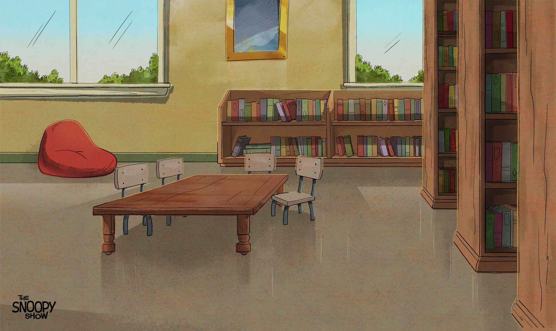 The Snoopy Show - Background Paint