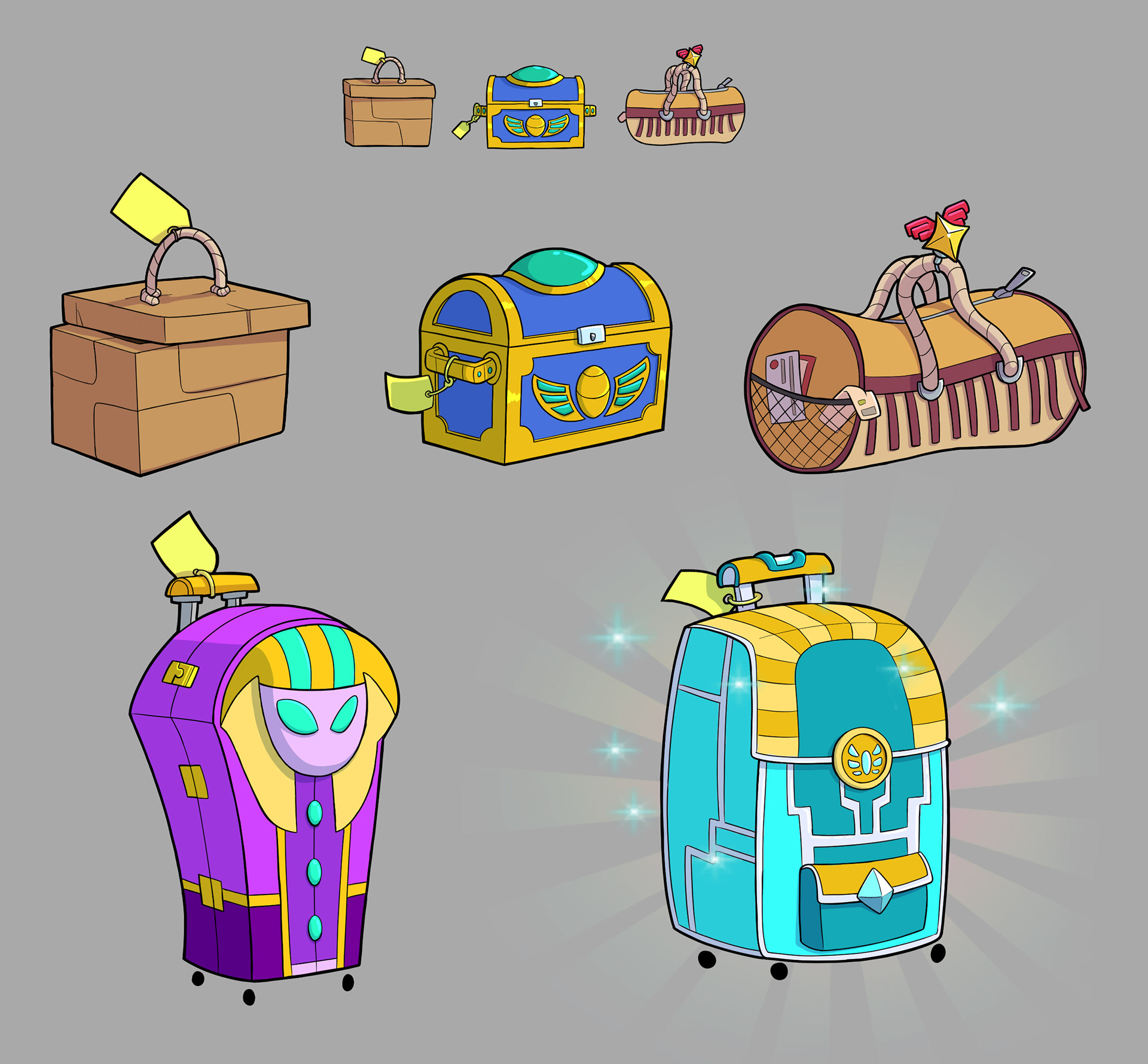 Reward Crates for Mobile Game