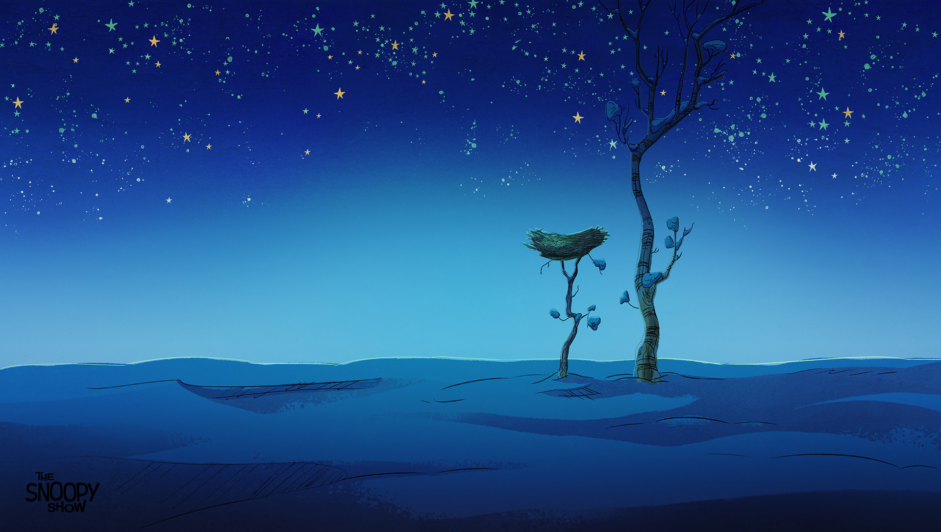 The Snoopy Show - Background Paint