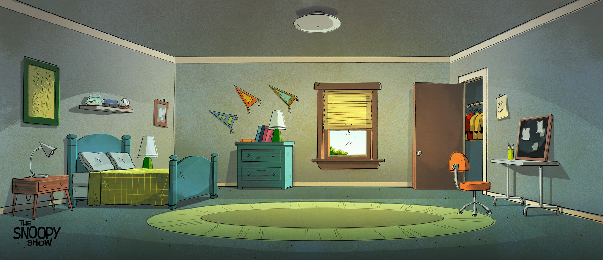 The Snoopy Show - Background Paint