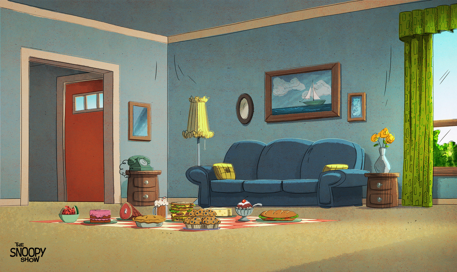 The Snoopy Show - Background Paint