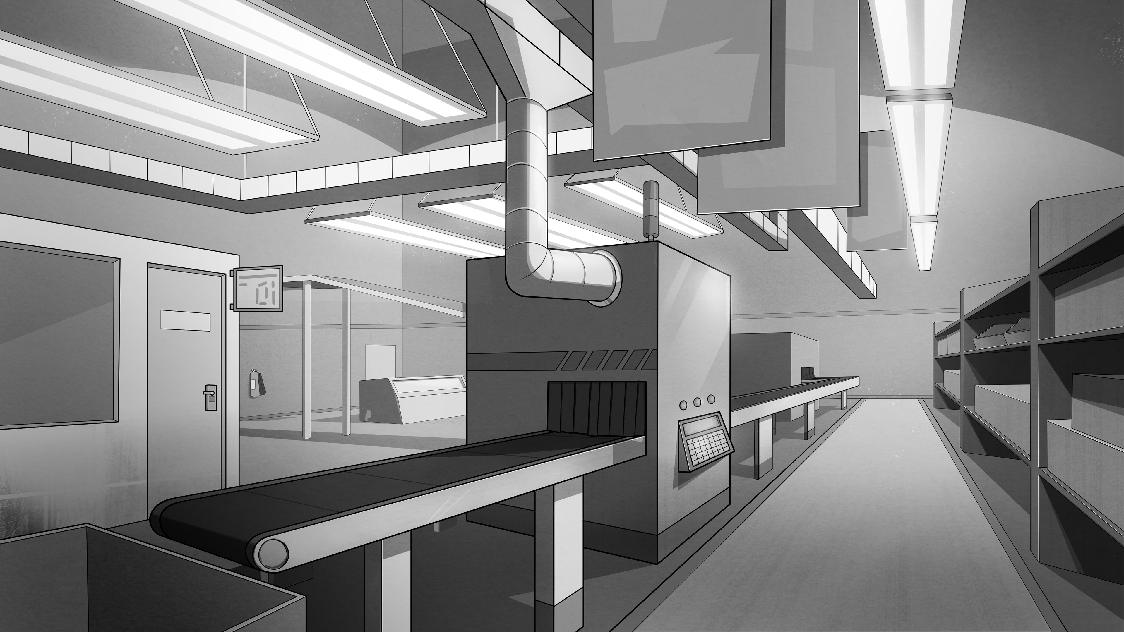 Bird Girl - Background Design