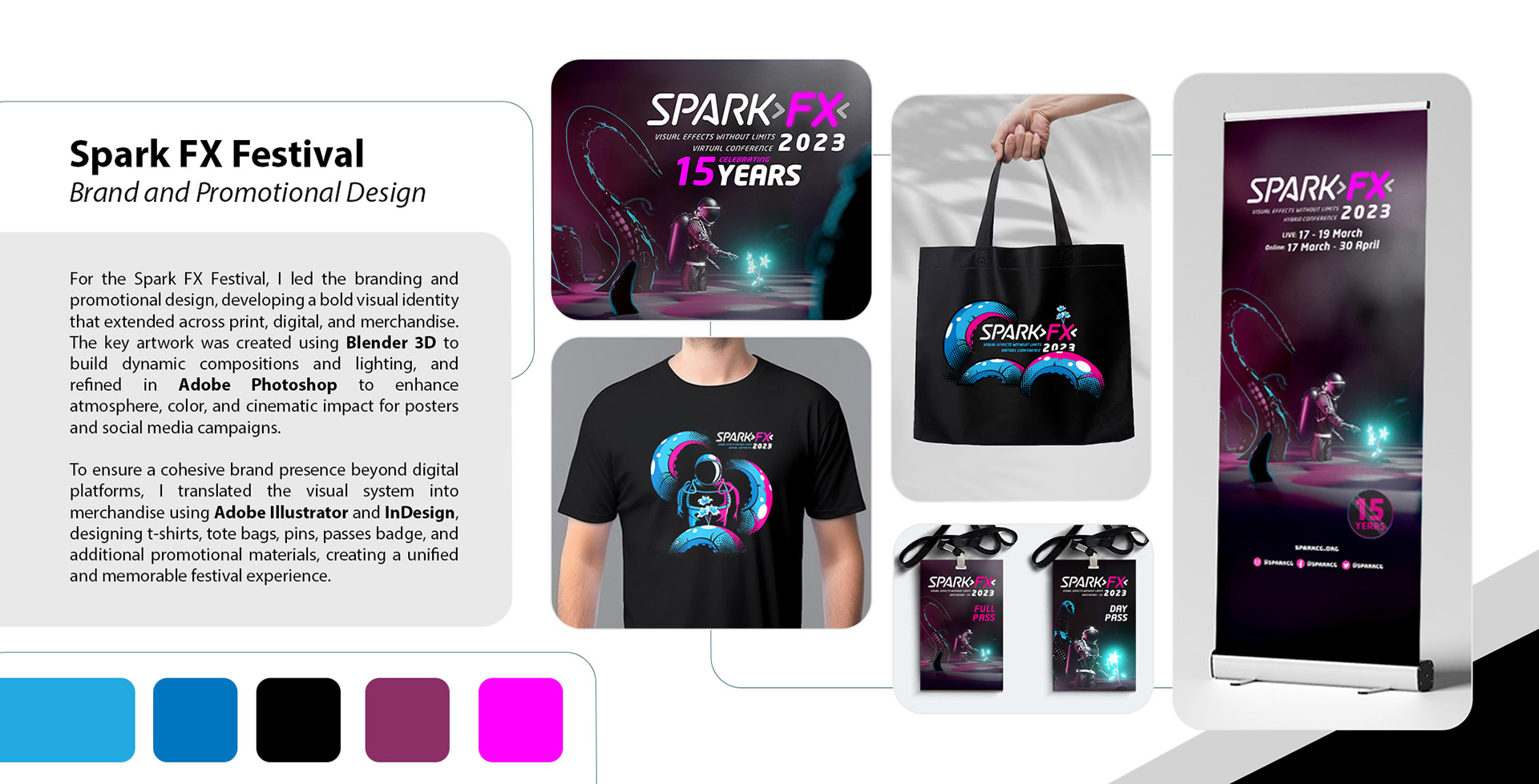 Spark FX Festival 2023 - Brand and Promotional Design