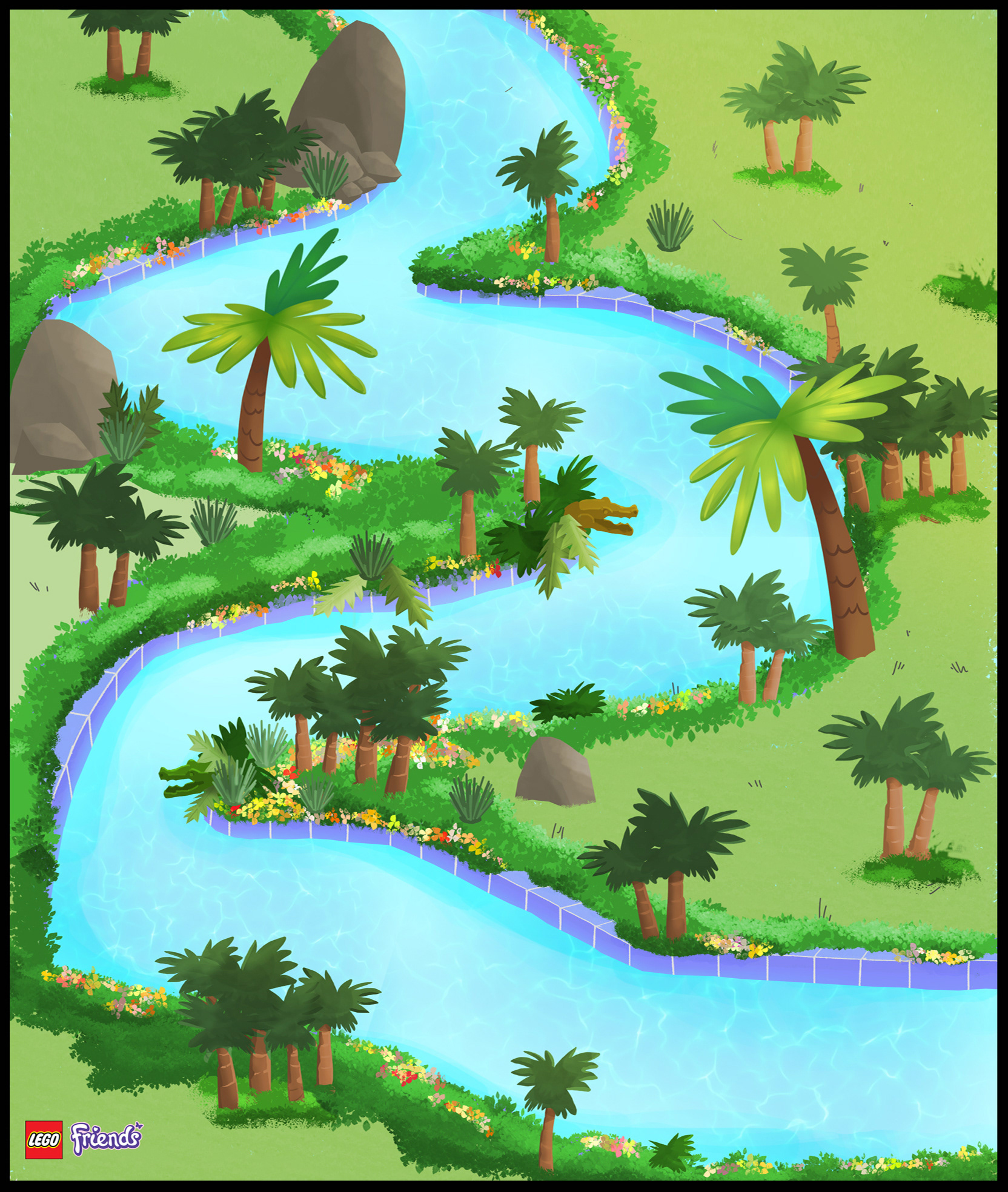 Waterpark Map Design
