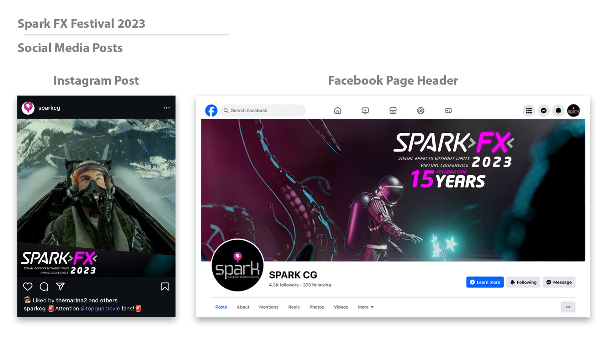 Spark FX Festival 2023 - Social Media