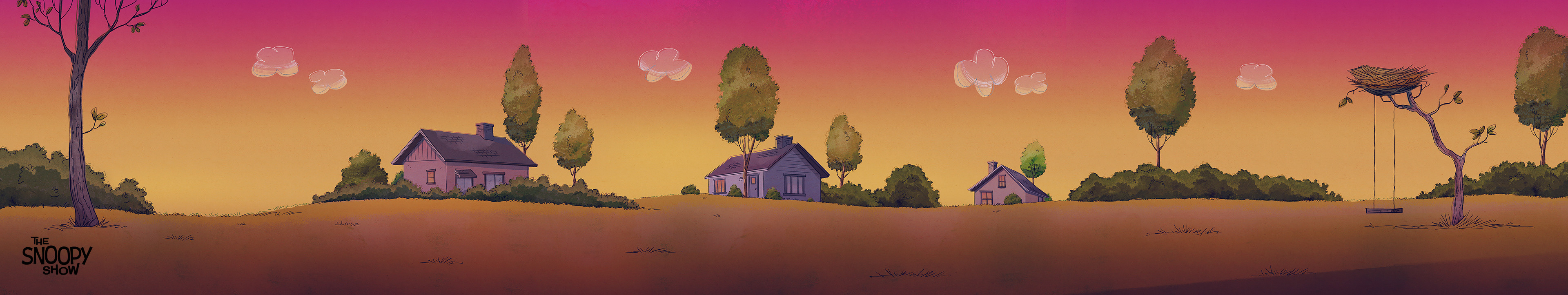 The Snoopy Show - Background Paint