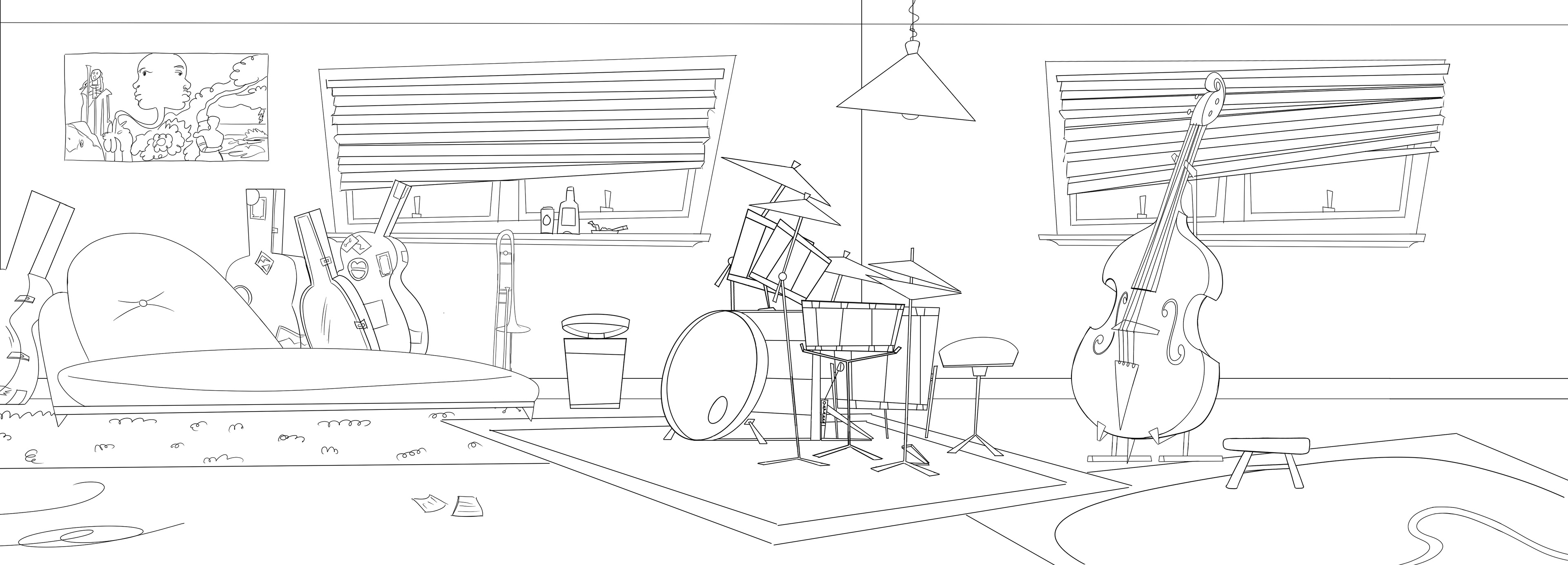 Rough Background Design for an upcoming project