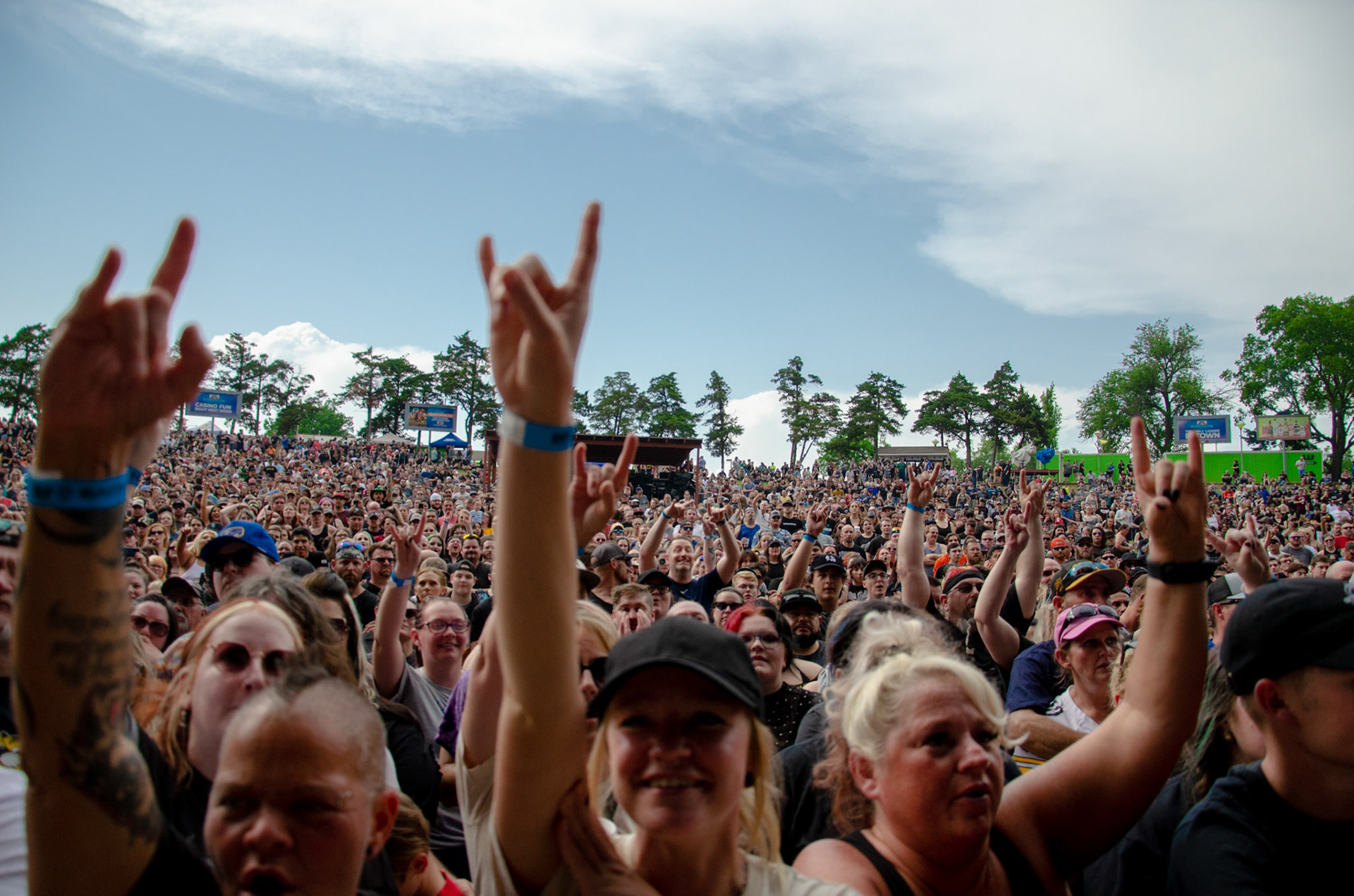 Crowd during KATTFEST in May 2023