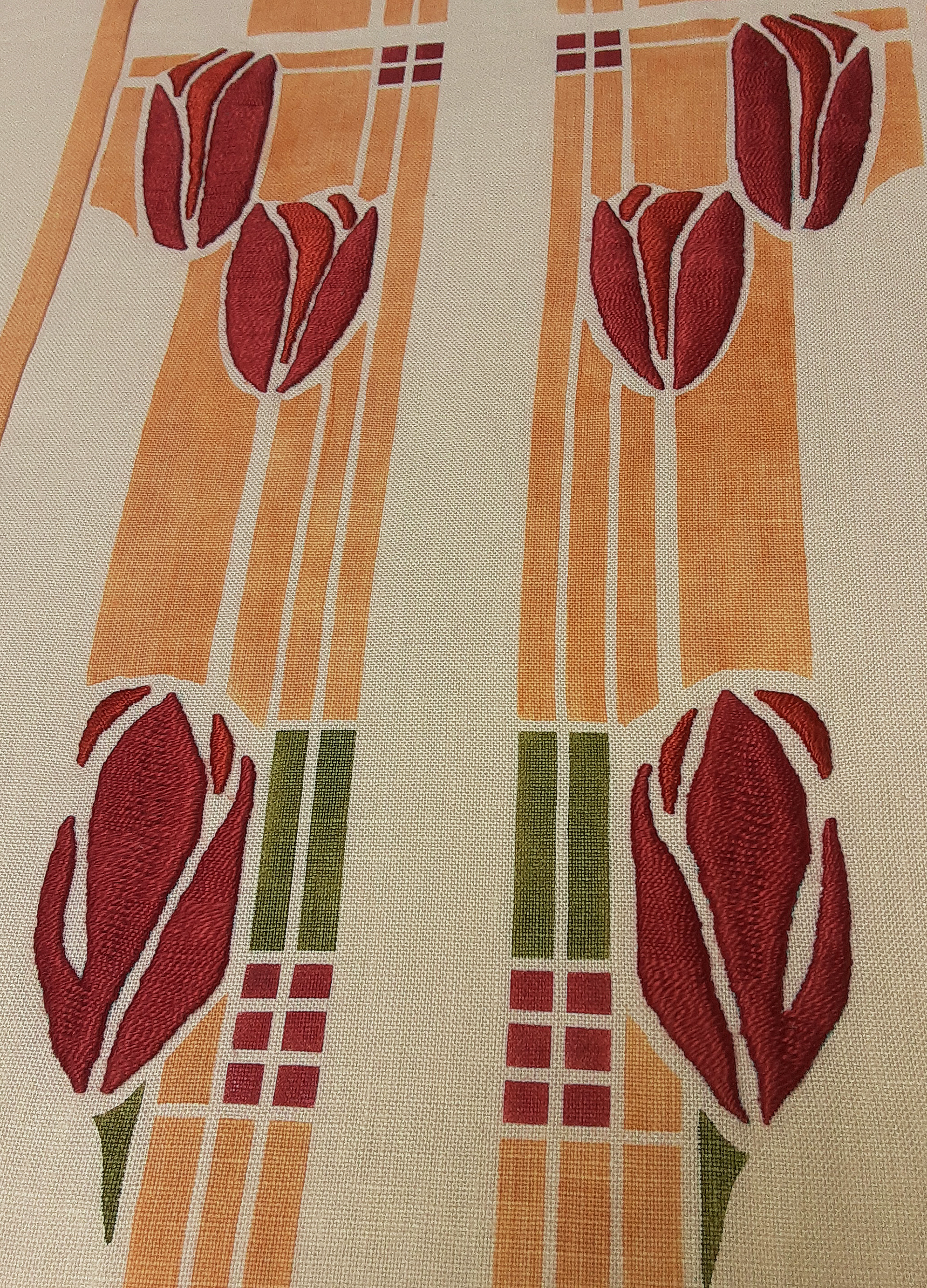 Hand Embroidered flowers