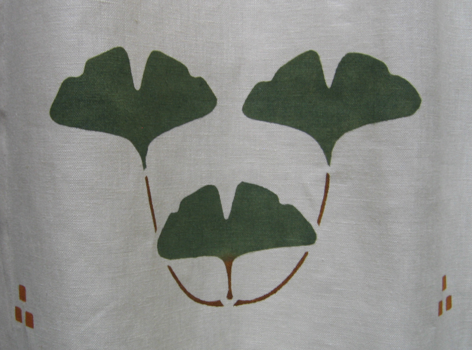 Stencilled Ginkgo