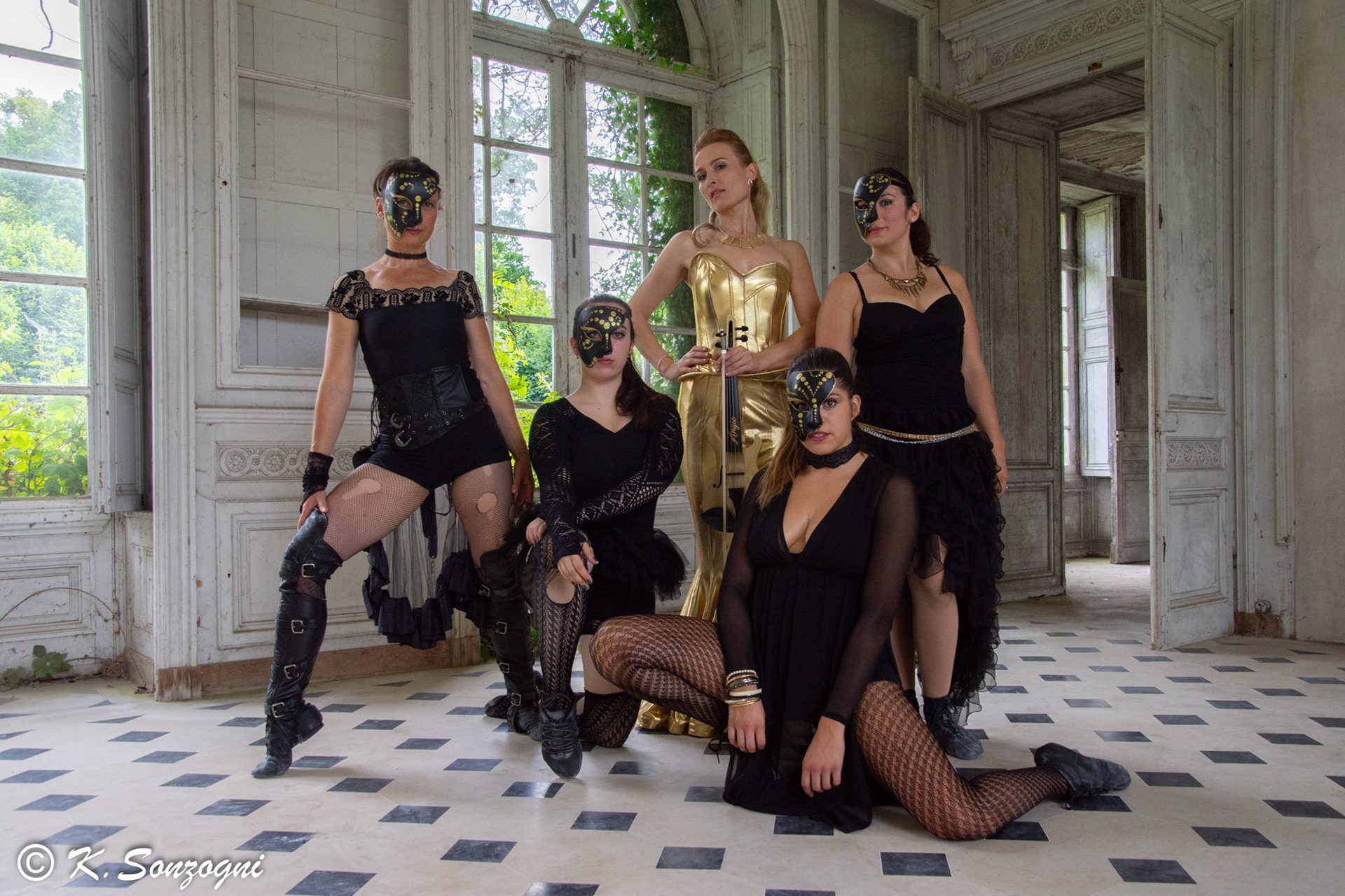 Tournage du clip: Le fantôme de l'Opéra