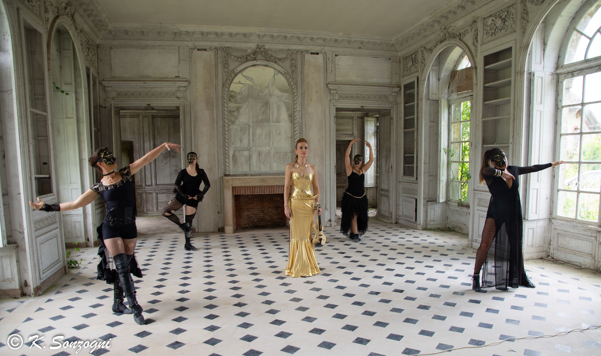 Tournage du clip: Le fantôme de l'Opéra