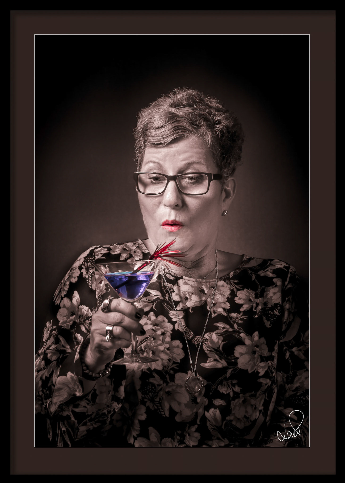 Överraskningsparty....50 x 70 cm