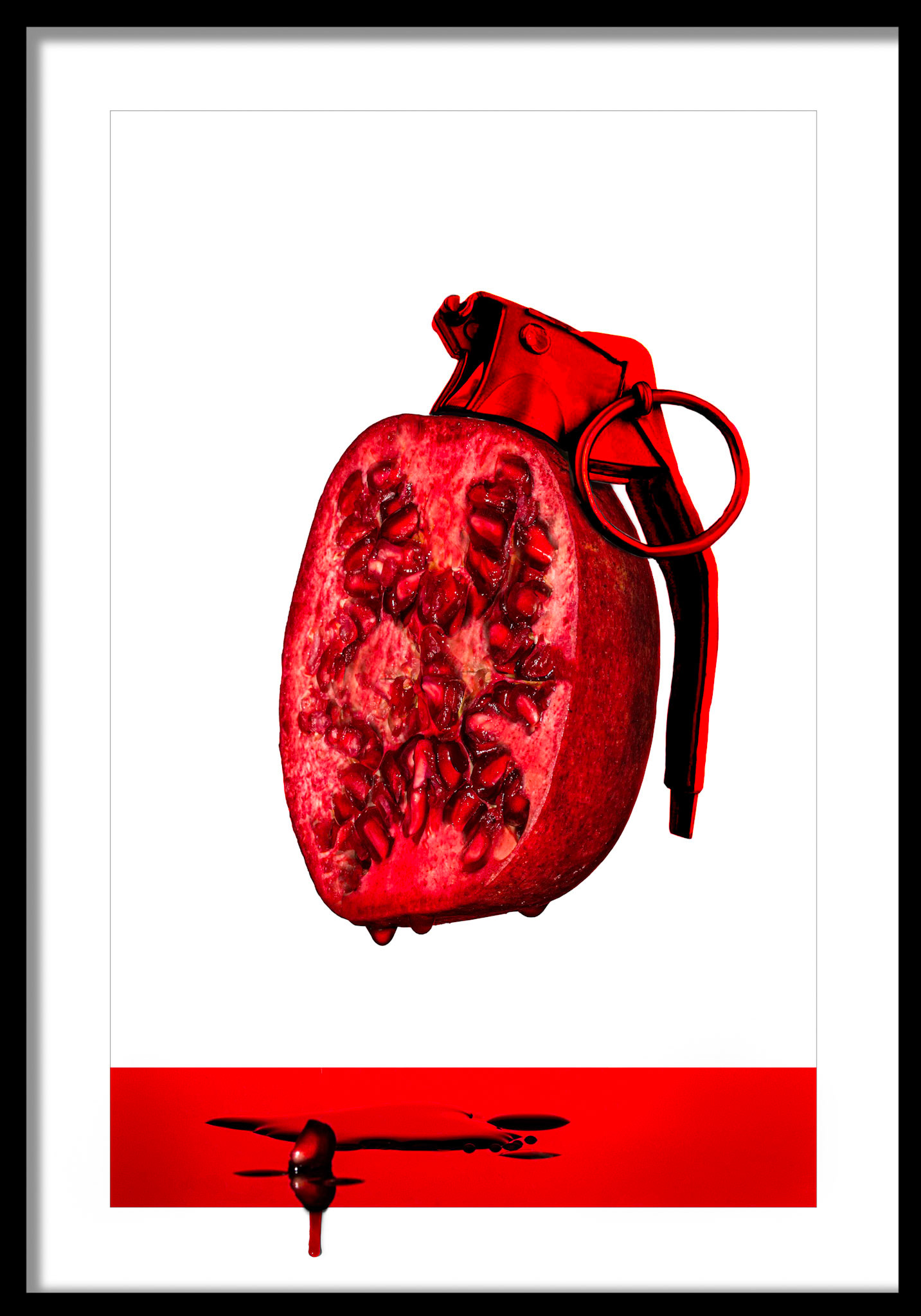 På hemmafronten alltid nytt....70 x 100 cm