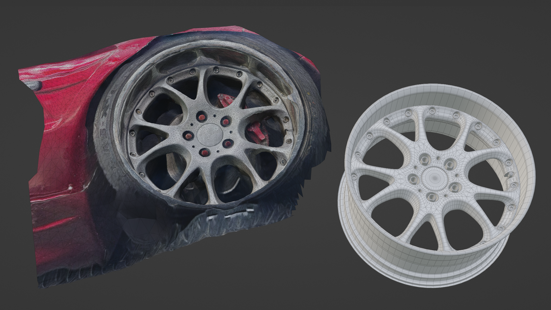 3D SCAN RETOPOLOGISED