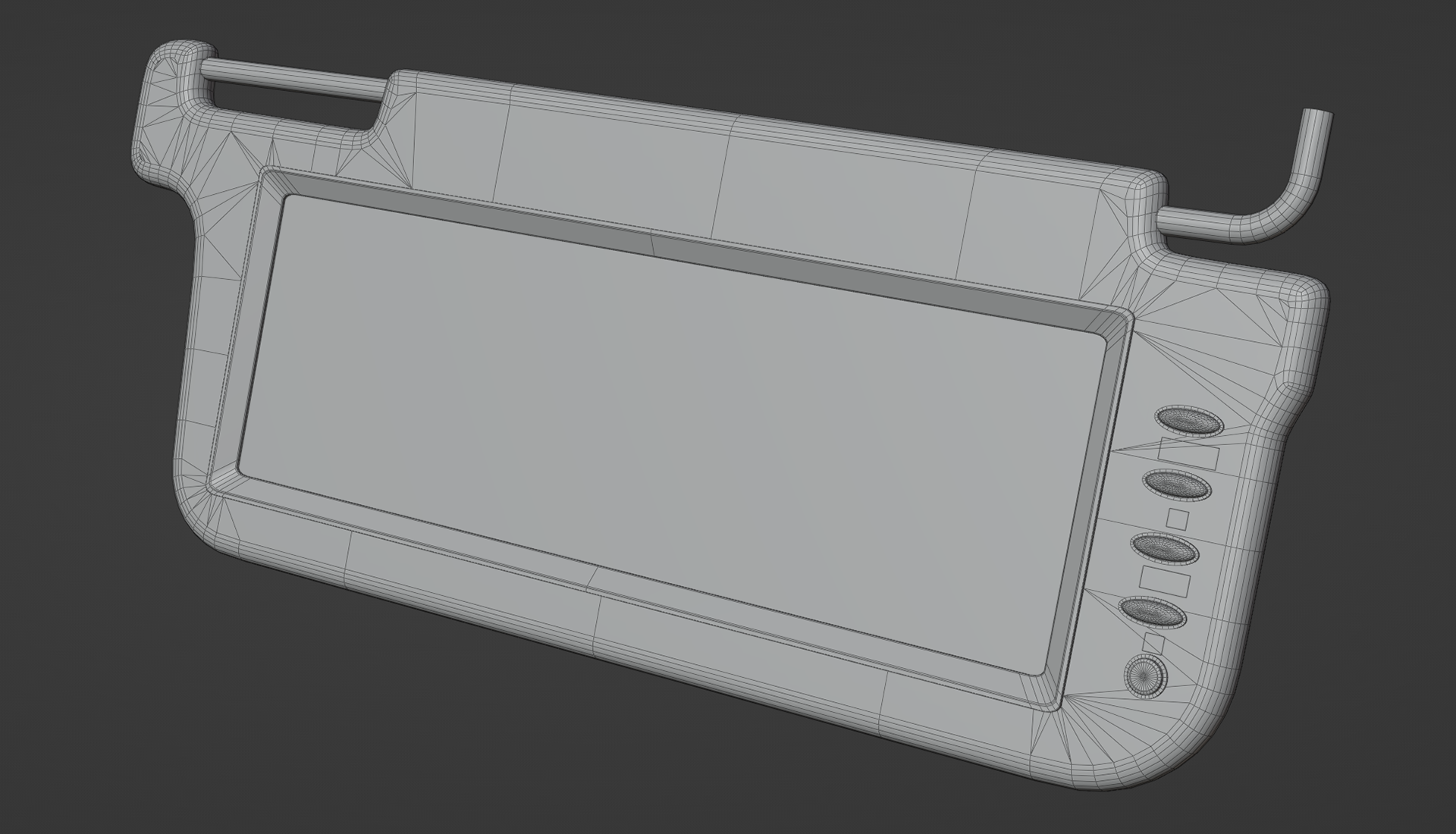 AFTERMARKET SUNVISOR WITH SCREEN