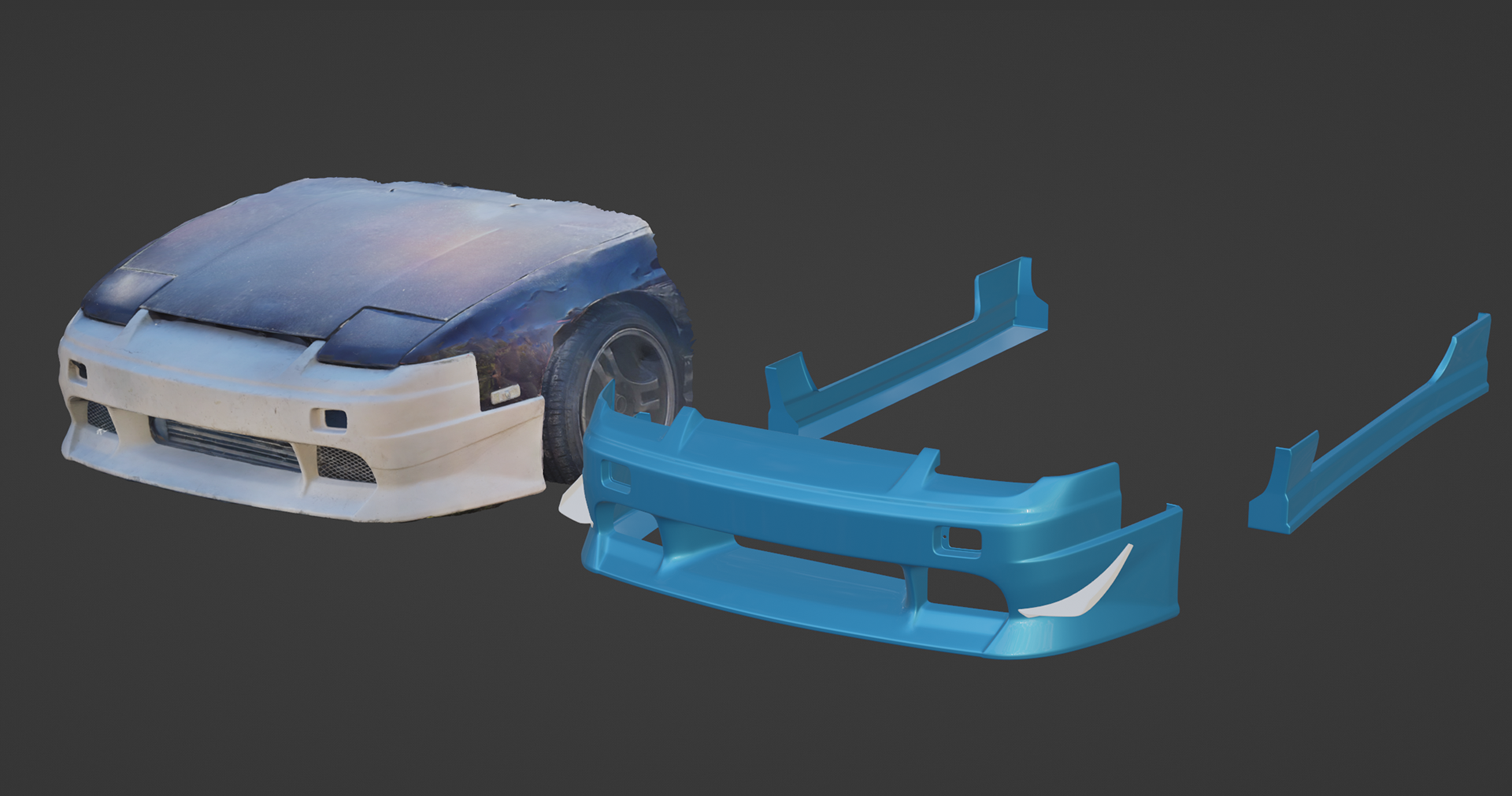 C-WEST DRFT MADE FROM PHOTOGRAMMETRY